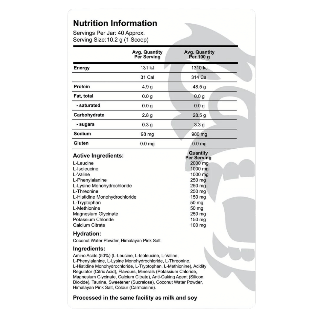 Gorilla X Labs - Aminos + Hydration 40 Servings