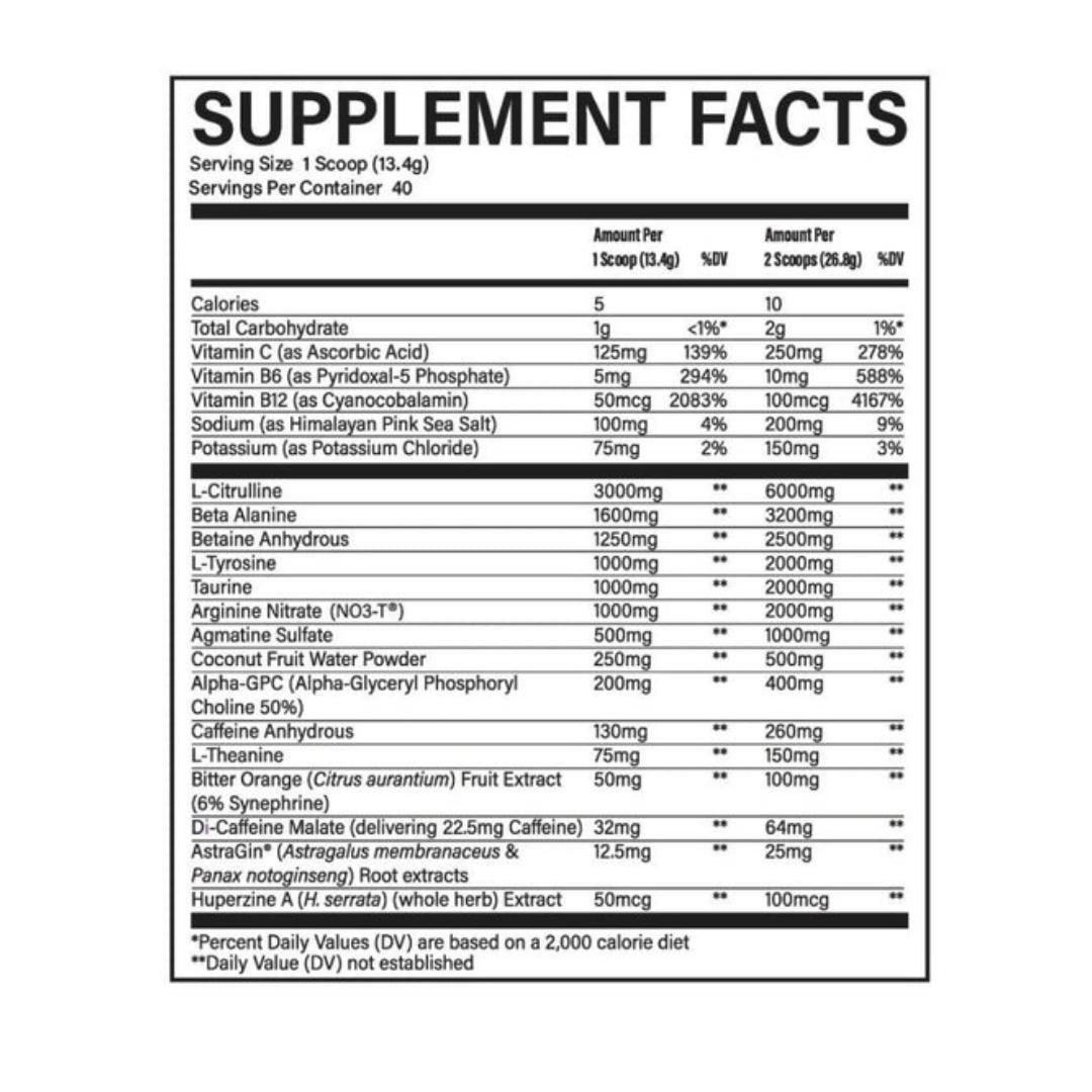 Raw Nutrition - Bum Thavage Pre