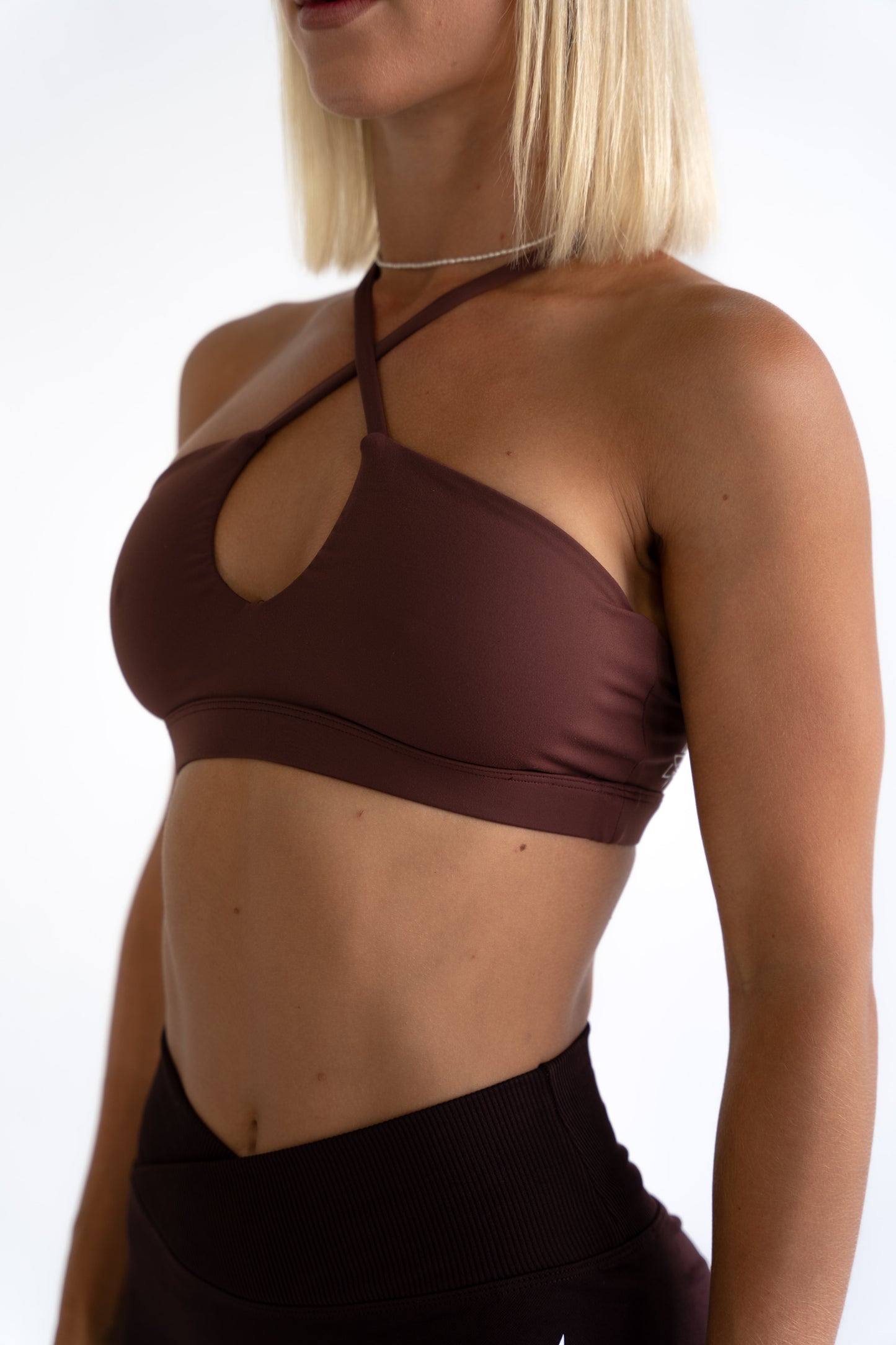 Choke Hold Bra - Chocolate