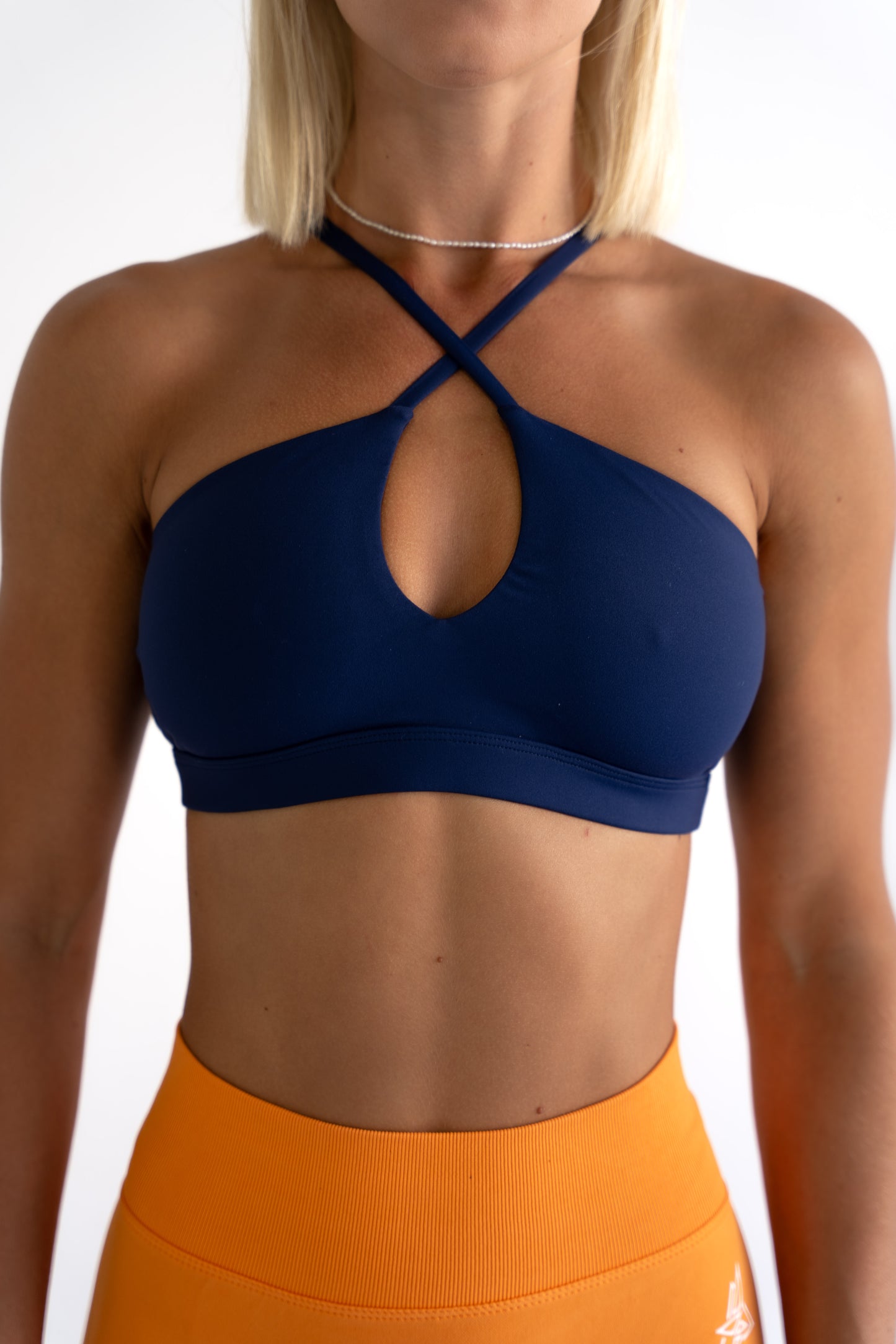 Choke Hold Bra - Navy