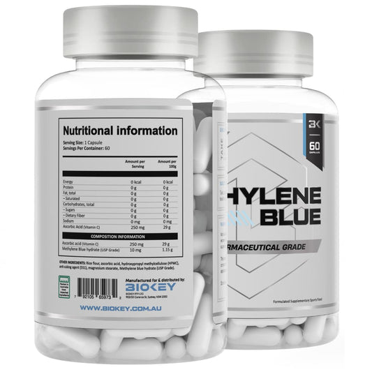 BioKey - Methylene Blue Capsules - 60 Serve