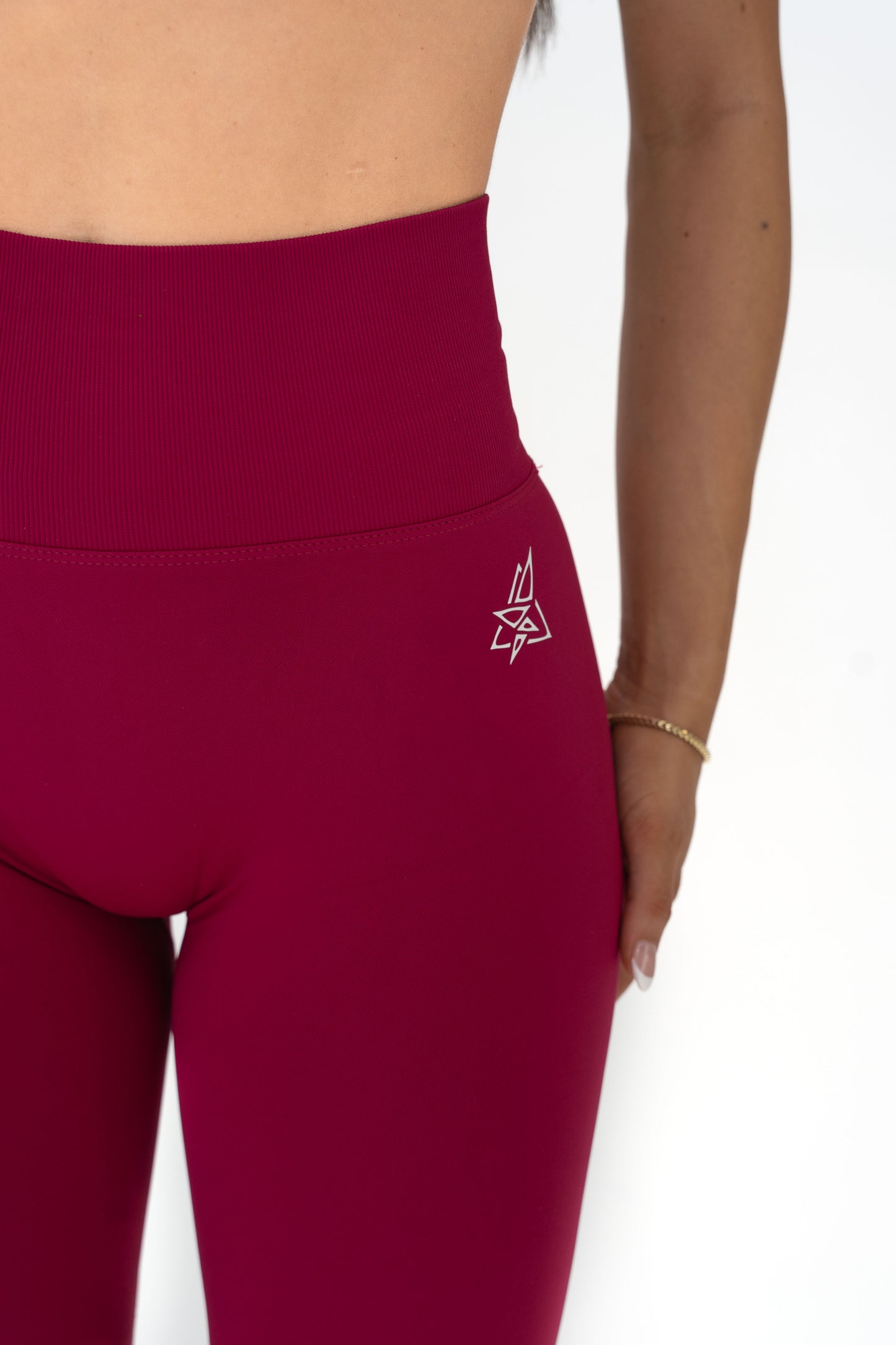 Endless Pump Full Length Tights - Cranberry