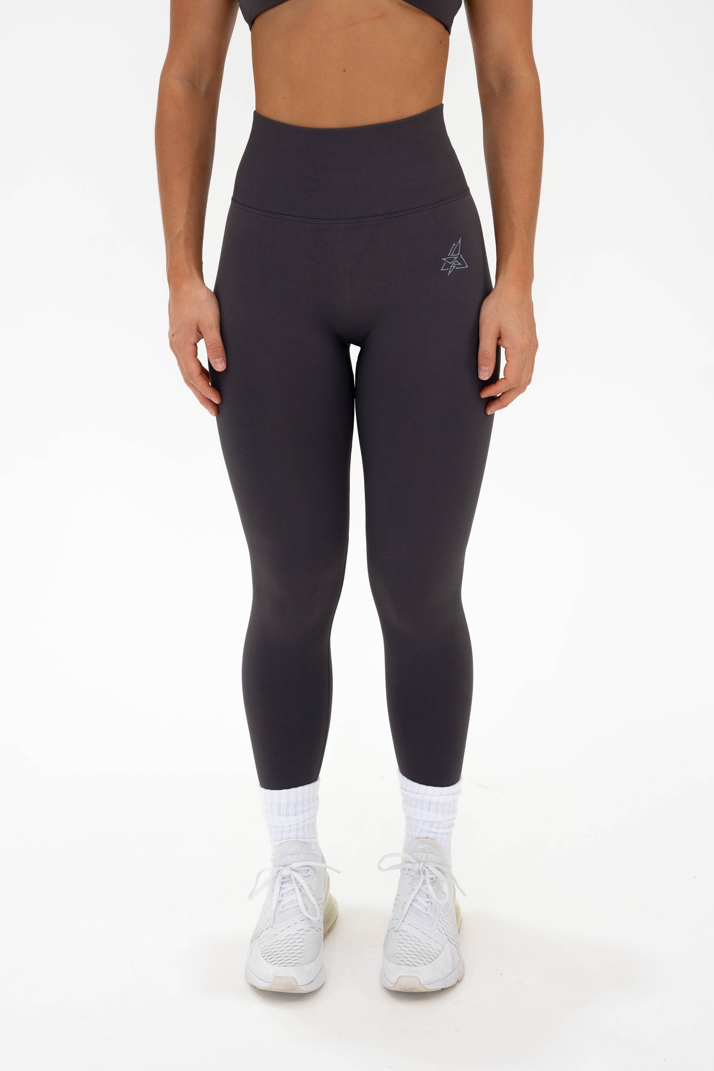 Endless Pump Full Length Tights - Charcoal