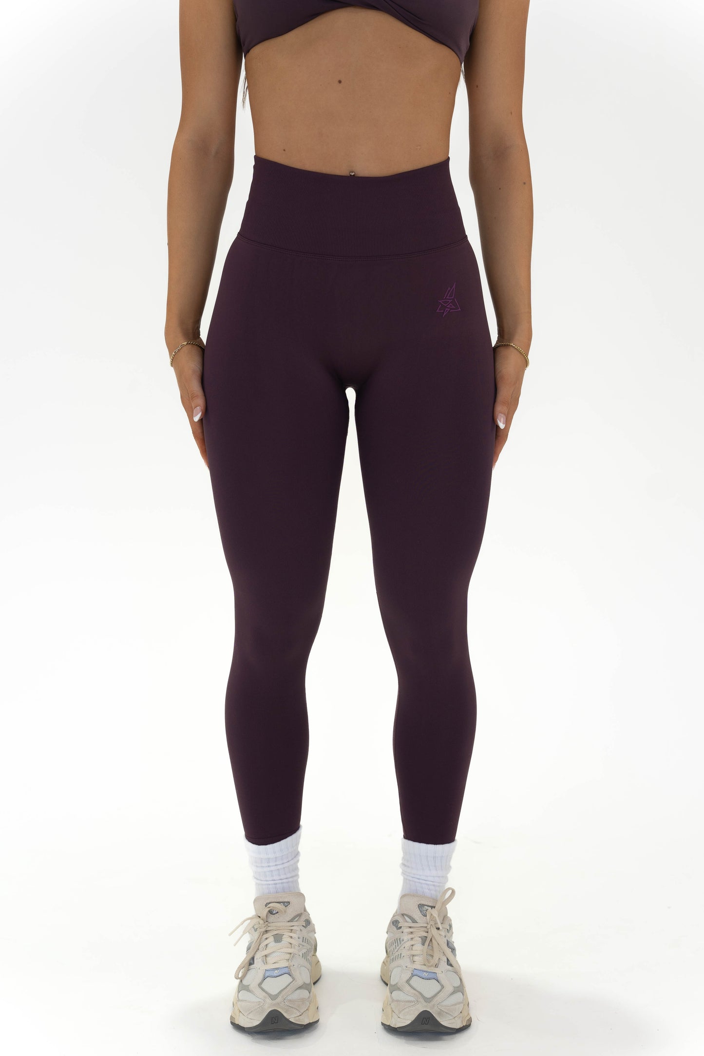 Endless Pump Full Length Tights - Plum