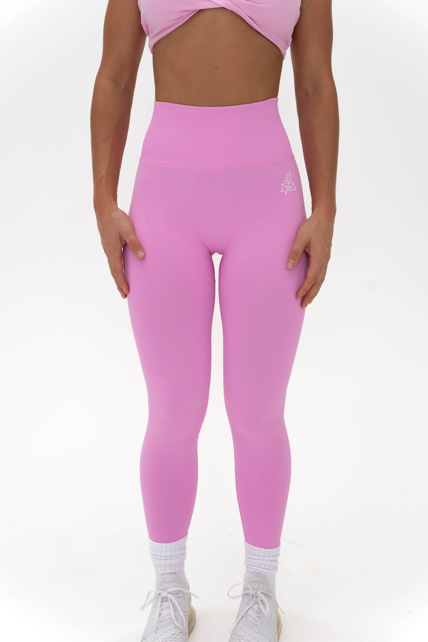 Endless Pump Full Length Tights - Cotton Candy