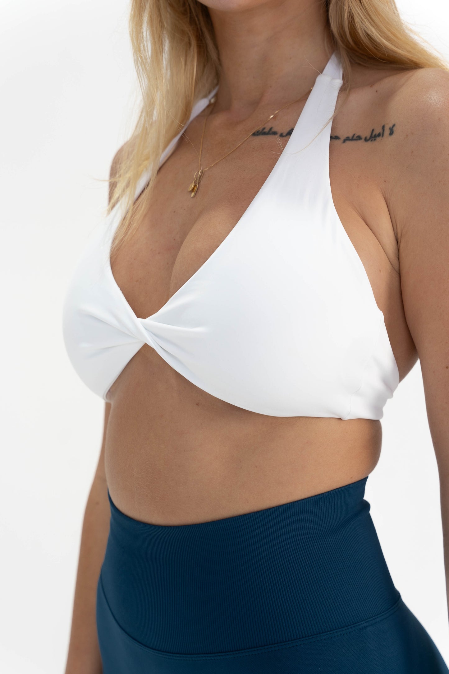 The Best Body Halter - White