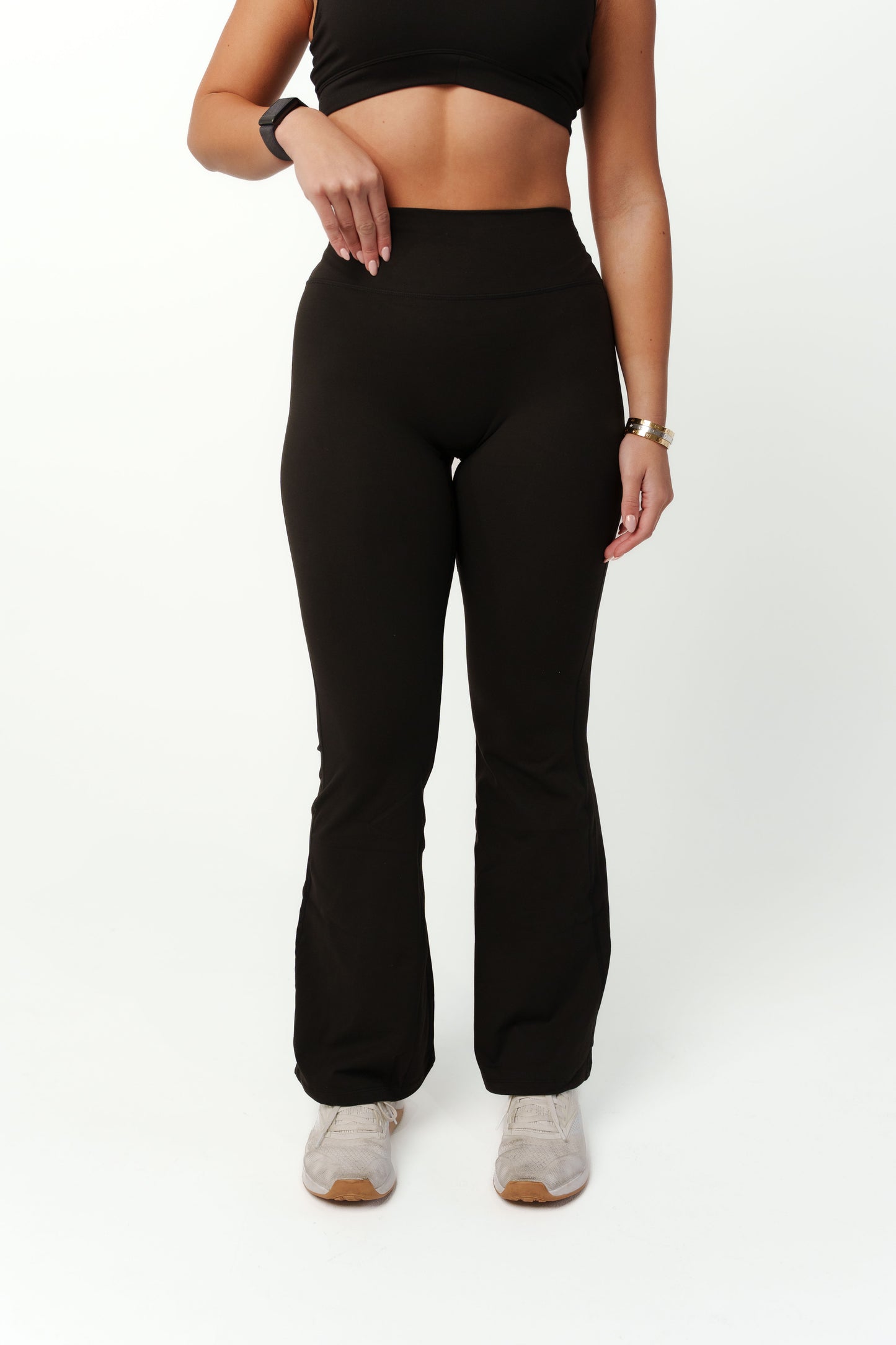 Bella Flare Leggings - Black