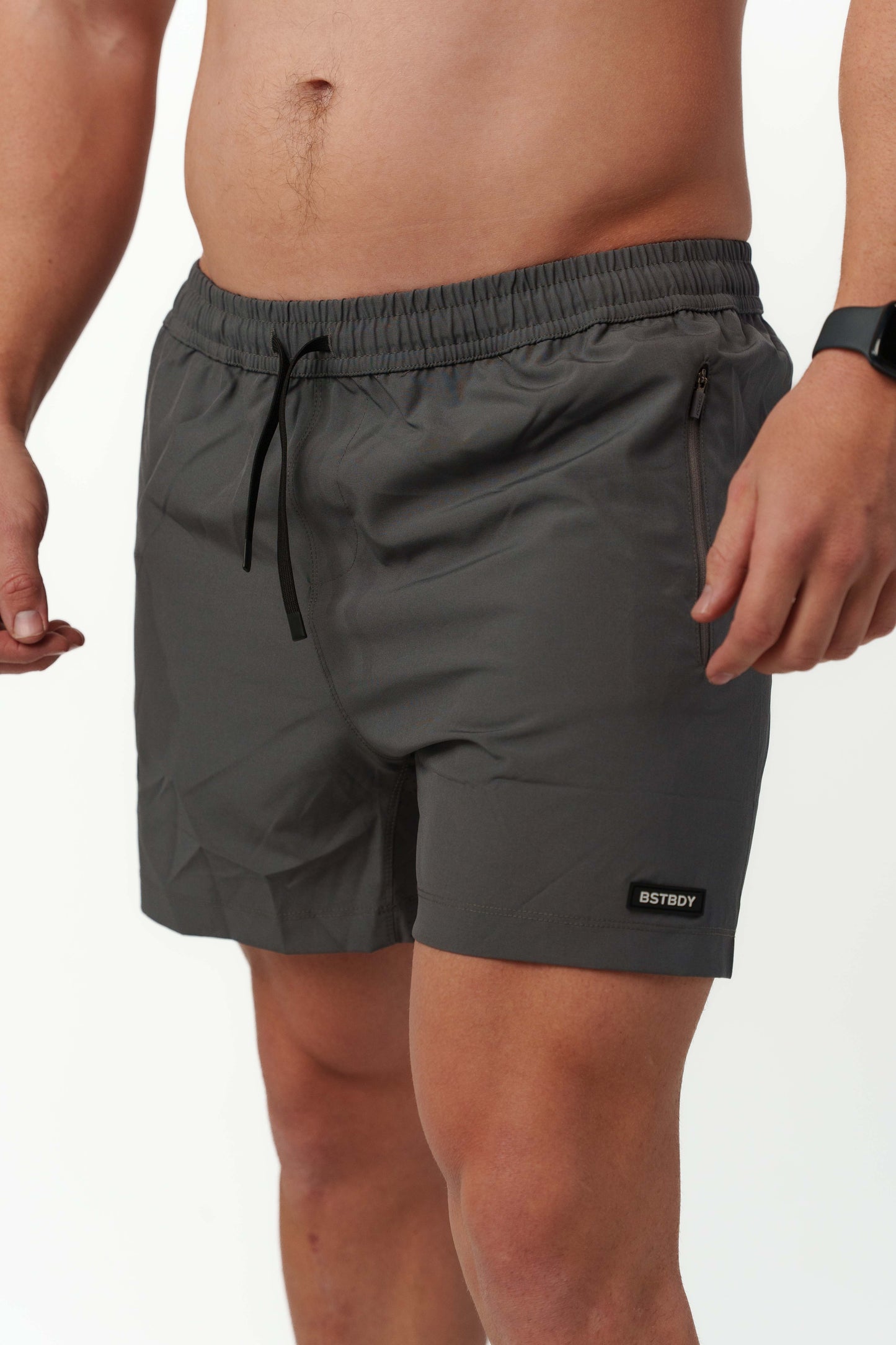 Hybrid Train Shorts - Storm Grey