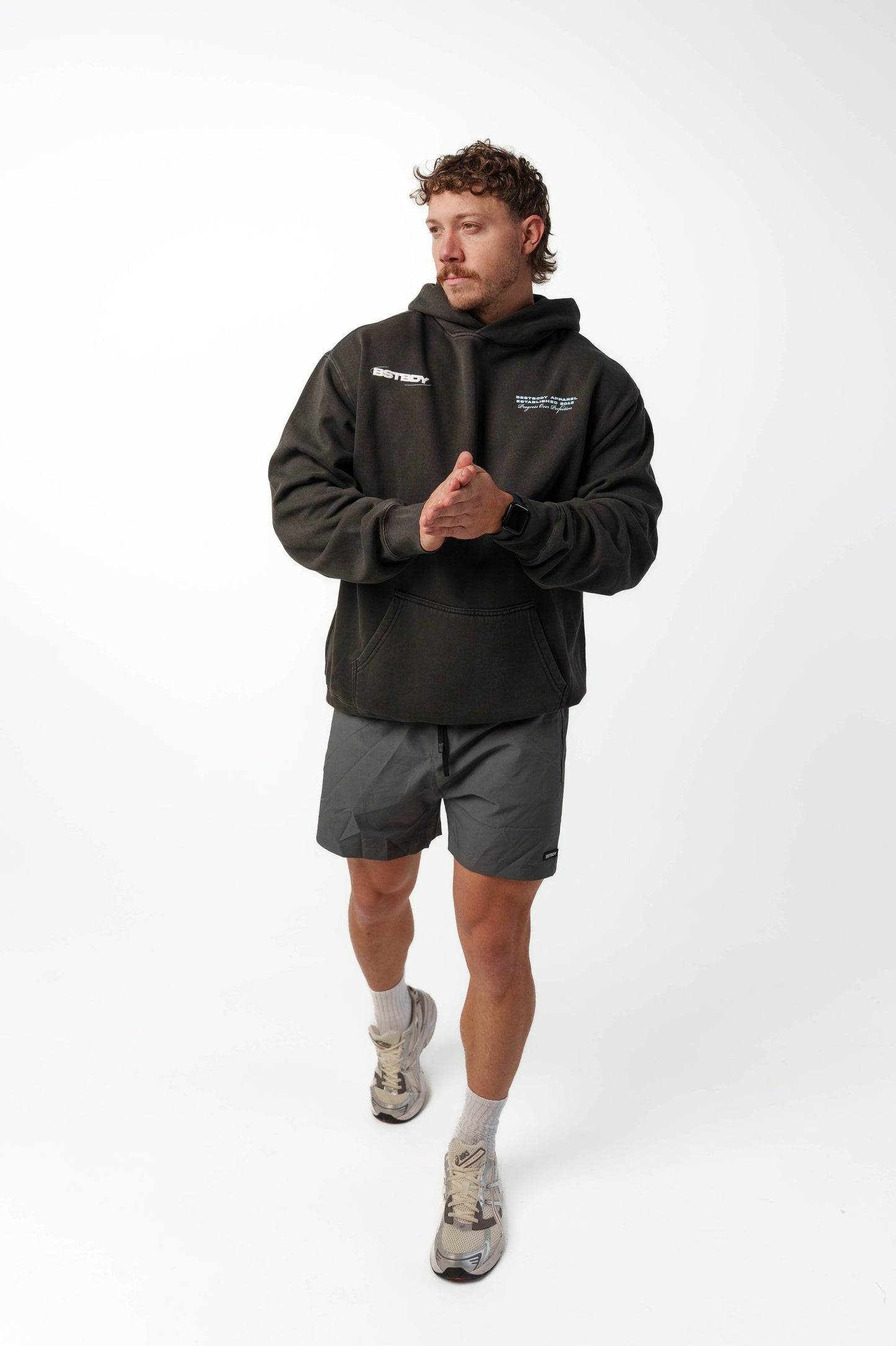 Hybrid Train Shorts - Storm Grey