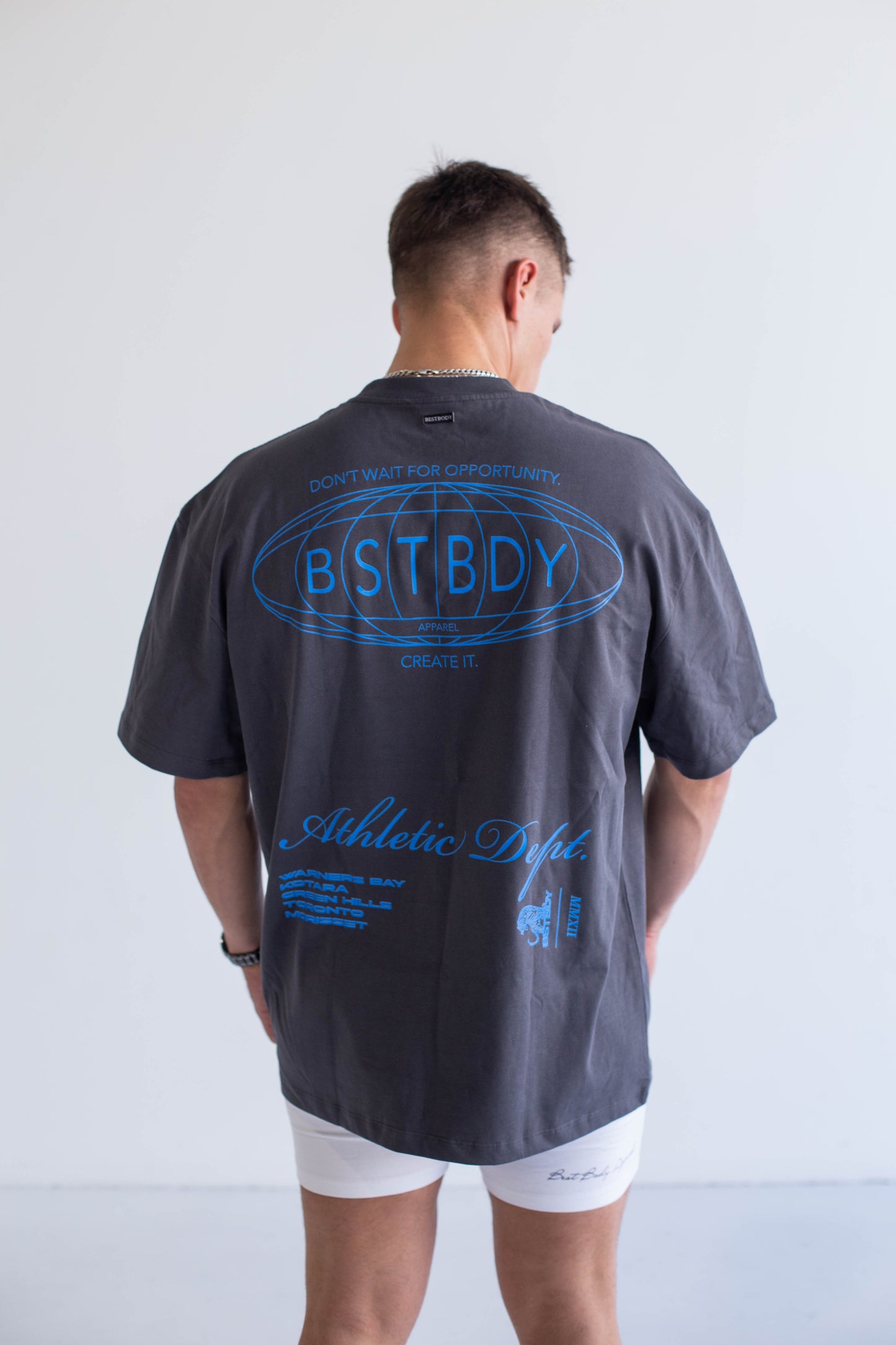 Athletic Dept Premium Heavy Tee - Dark Grey