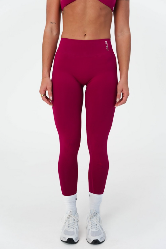 Dynamic V-Sculpt Full Length Tights - Rouge