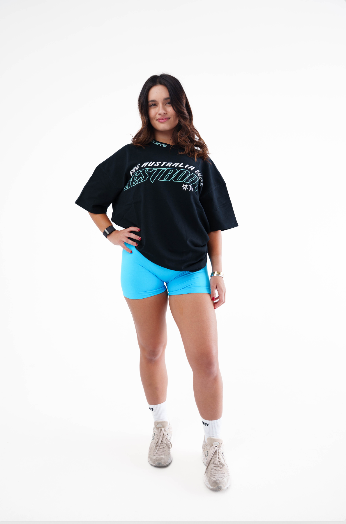 Oversized Tee - FMG Athlete - TEAL