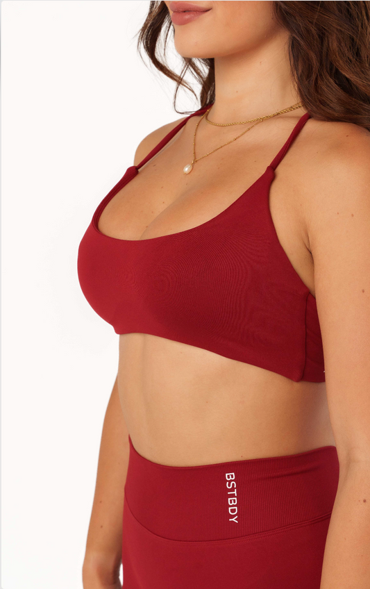 Align Form Bra- Cherry