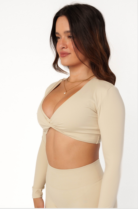 Luxe Long Sleeve - Cashew
