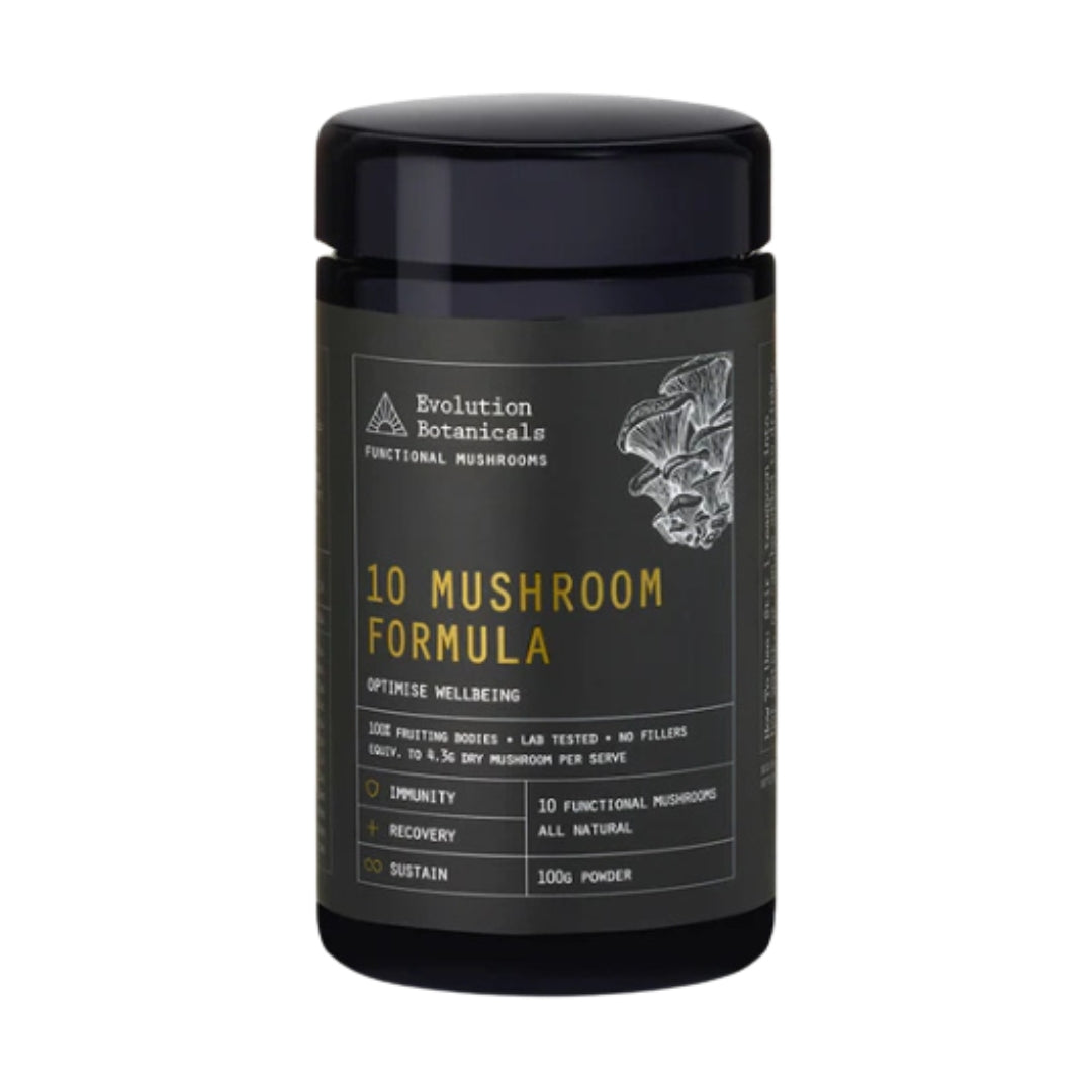 Evolution Botanicals - 10 Mushroom Formula 100g