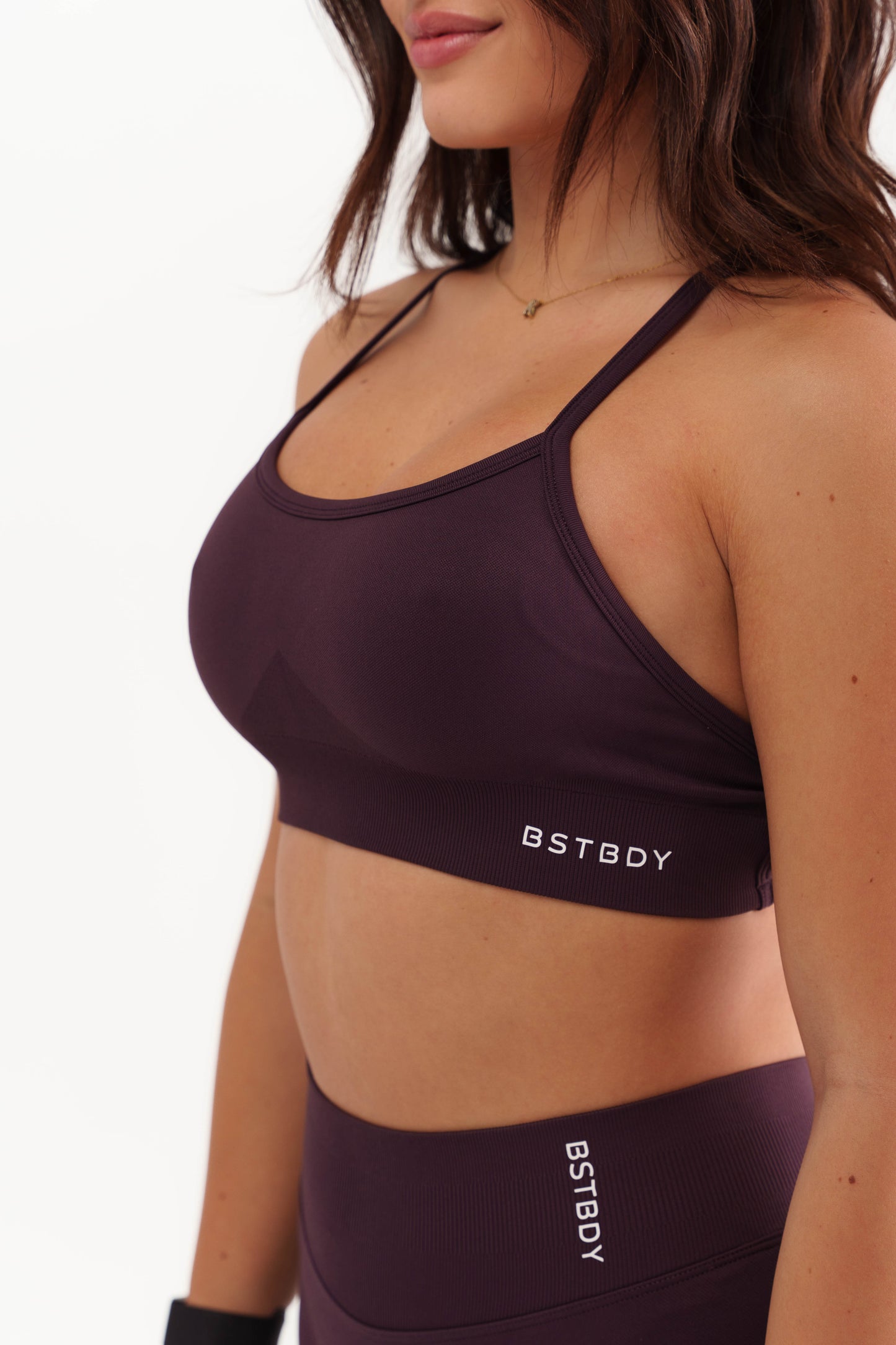 Dynamic Hybrid Bra - Plum