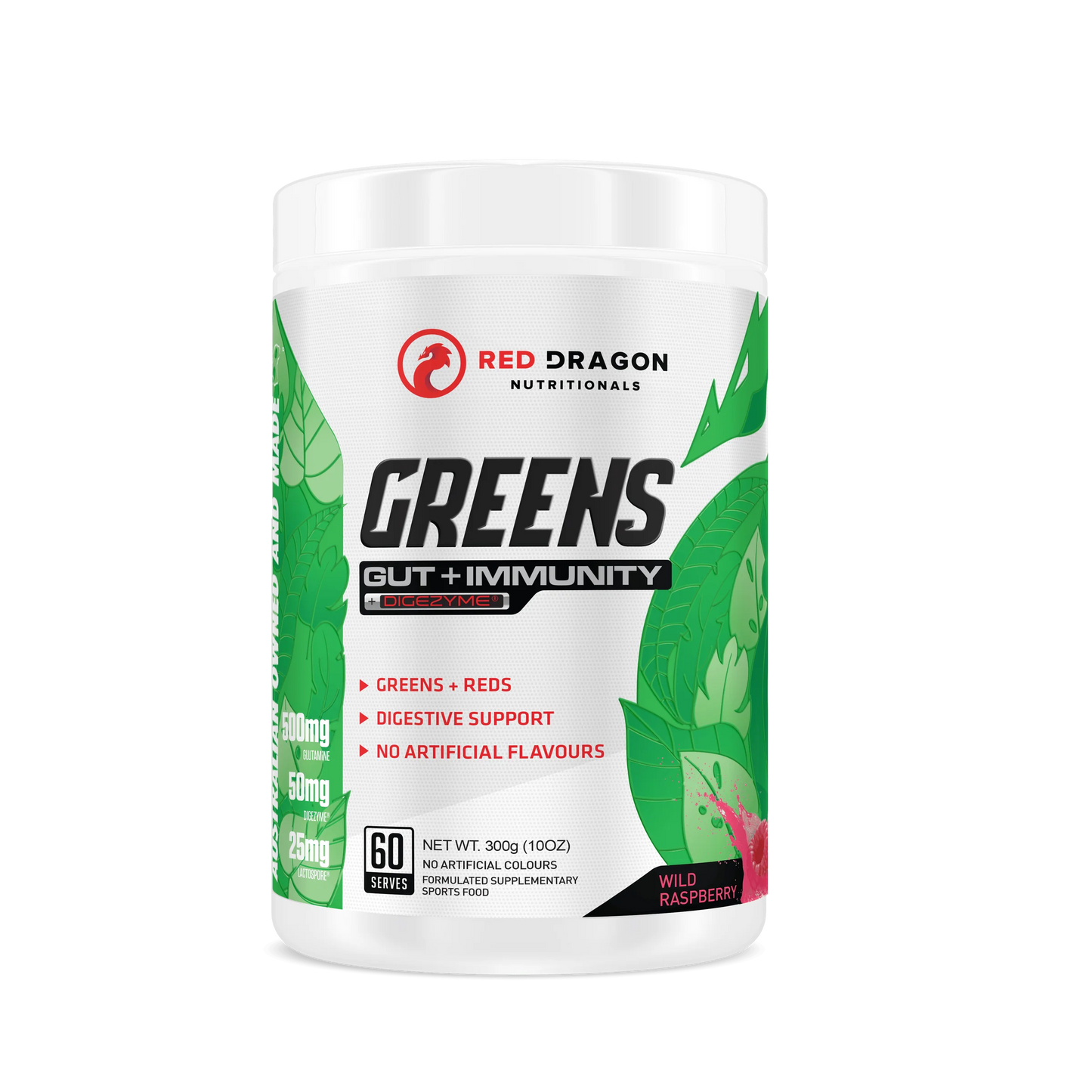 Red Dragon Nutritionals - Greens Gut + Immunity Blend 60 Serves