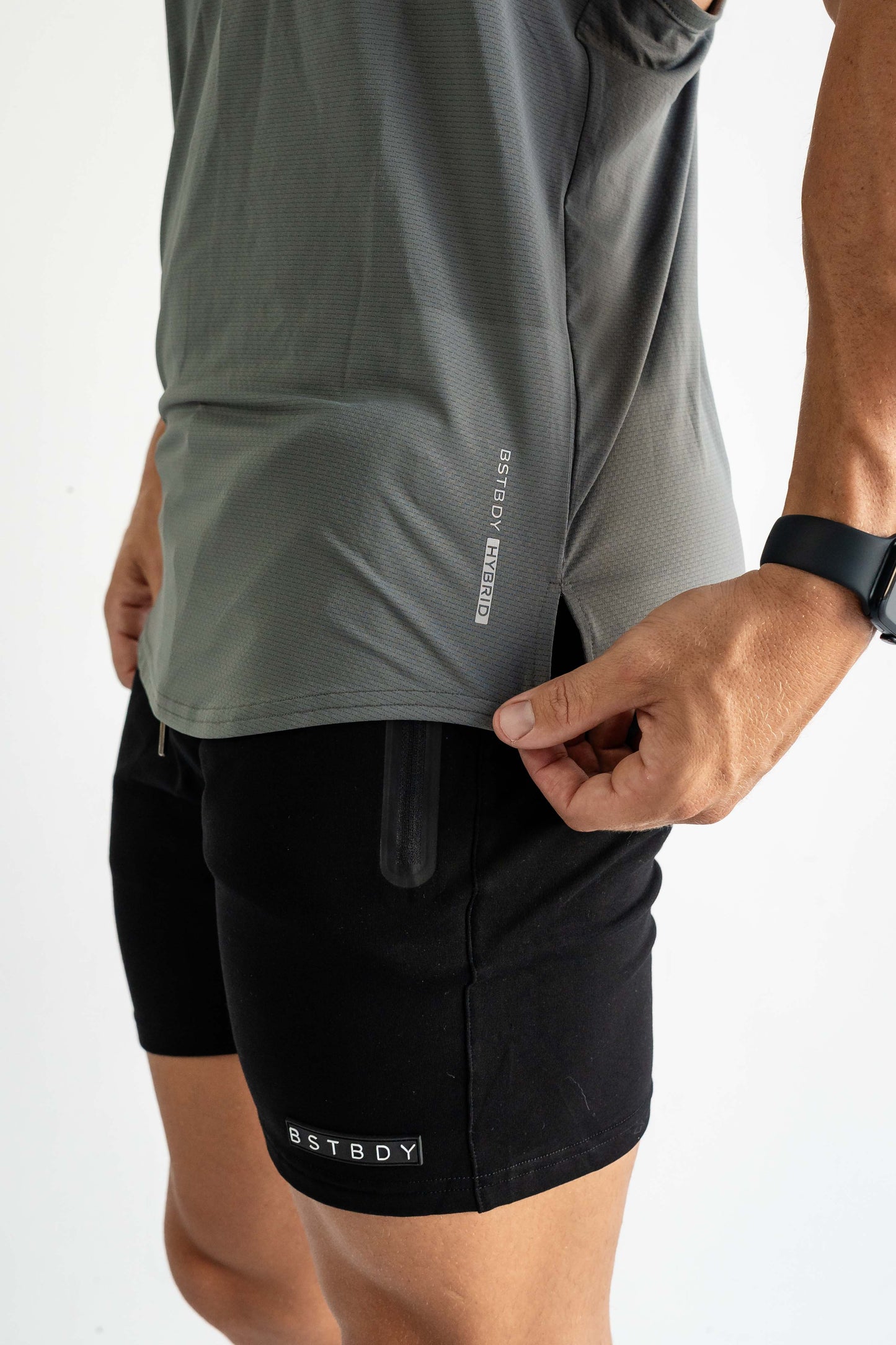 Hybrid T-Back - Grey