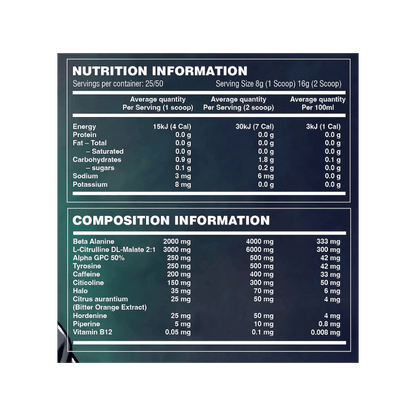 Ravid Supps - Notorious P.R.E 50 serves