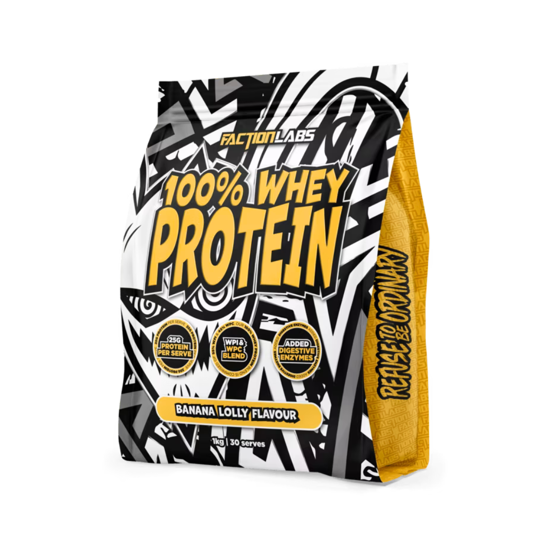 Faction Labs - 100% Whey Protein 30 Servings - Best Body