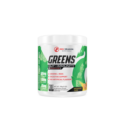 Red Dragon Nutritionals - Greens Gut + Immunity Blend 30 Servings