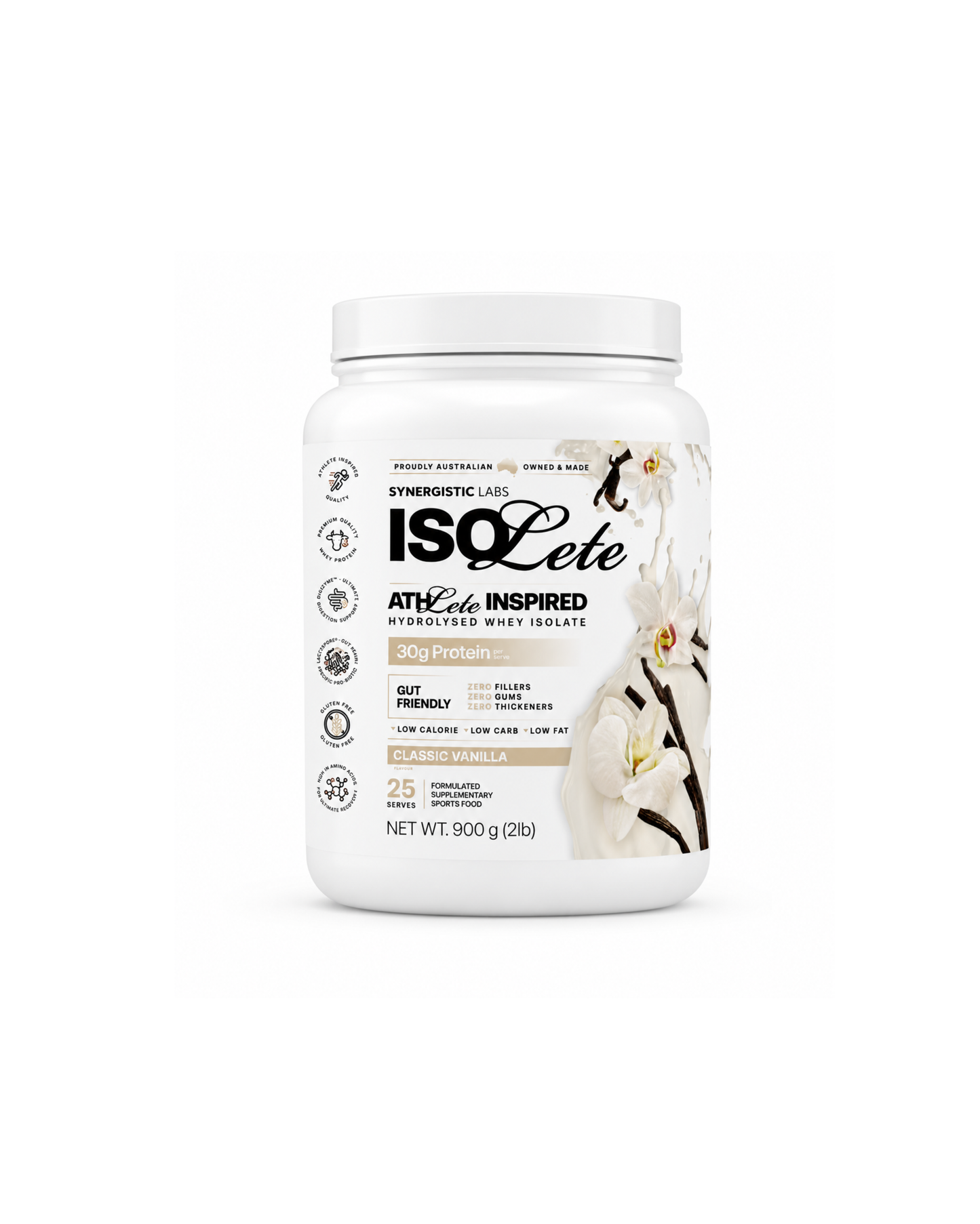 SYNERGISTIC LABS ISO-LETE HYDRO WHEY