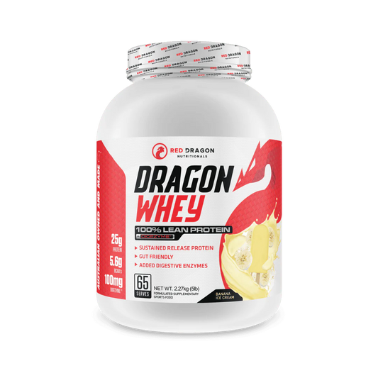 Red Dragon Nutritionals - Dragon Whey 65 servings Banana Ice Cream