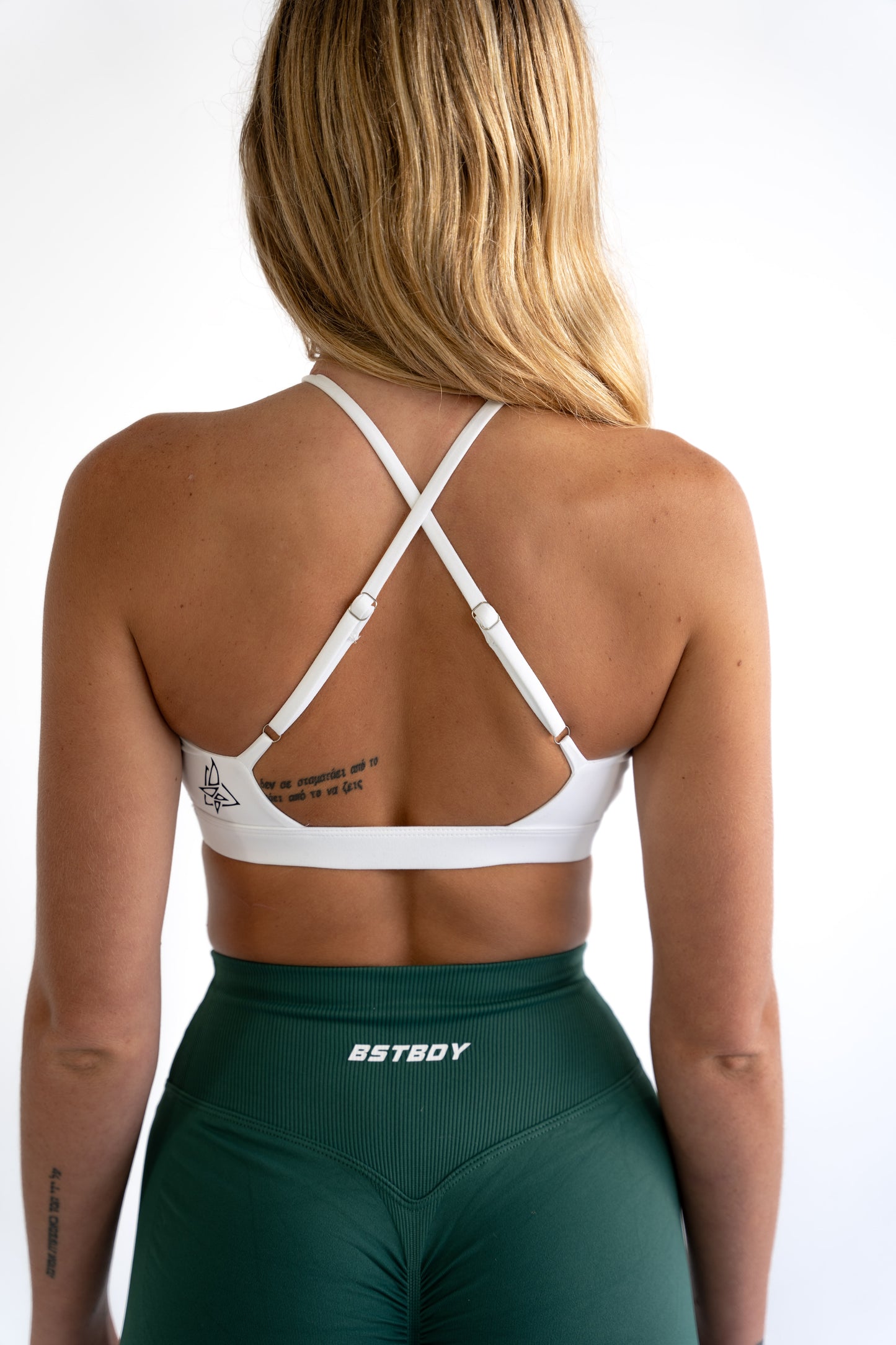 Choke Hold Bra - White