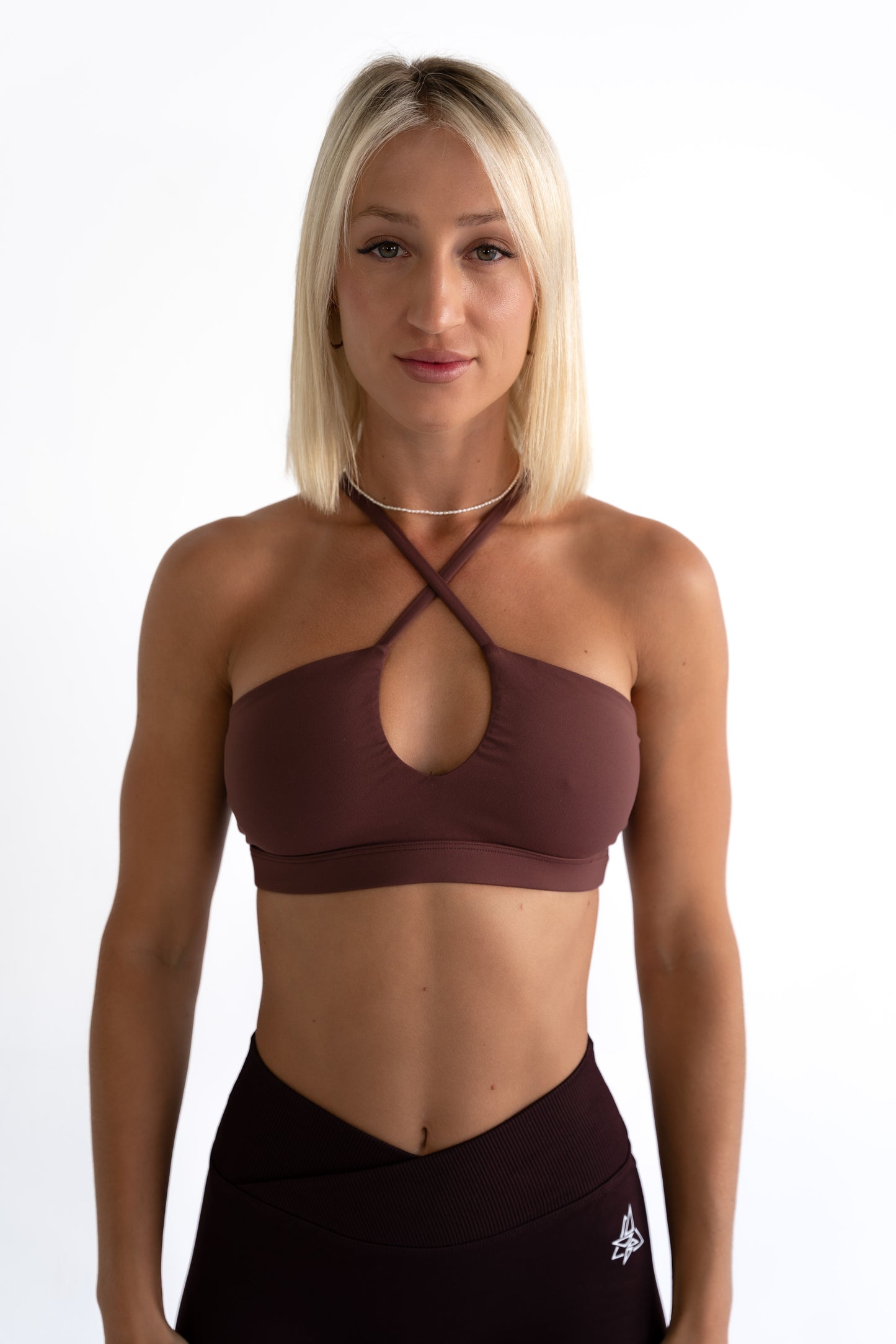 Choke Hold Bra - Chocolate