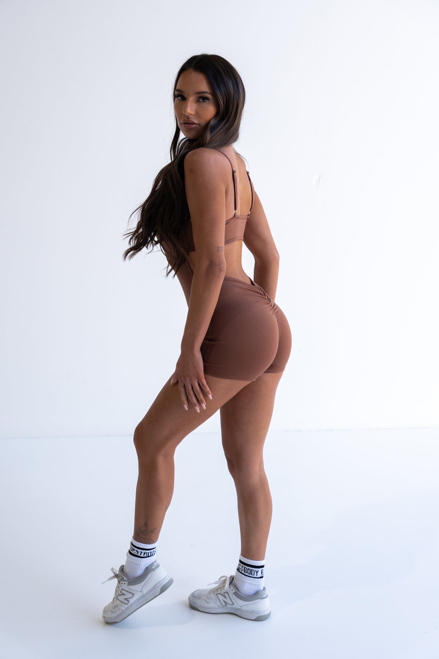 Cheeky Playsuit - Brown