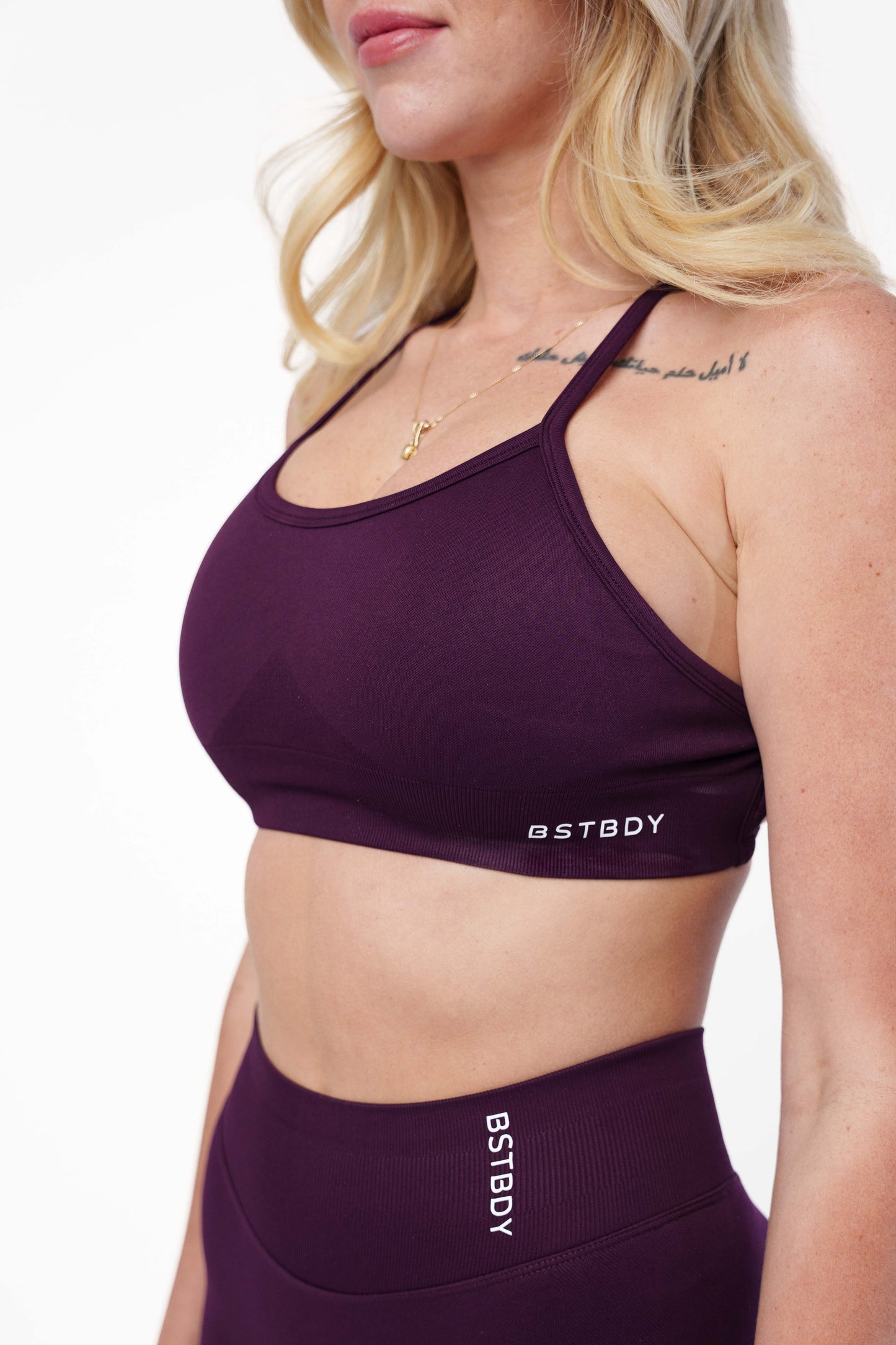 Dynamic Hybrid Bra - Grape