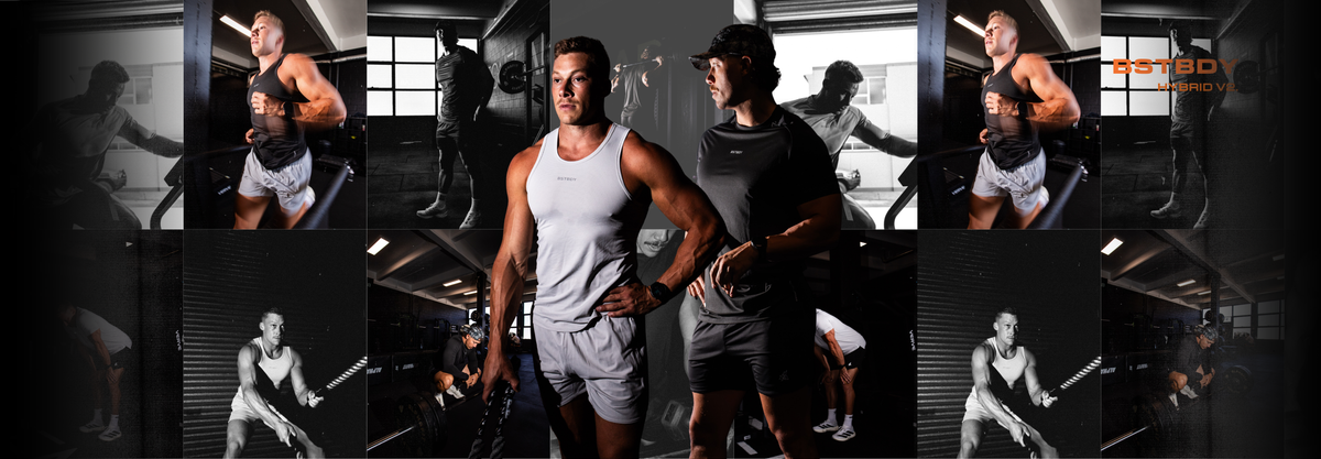 Athletes training in the Hybrid V2 series