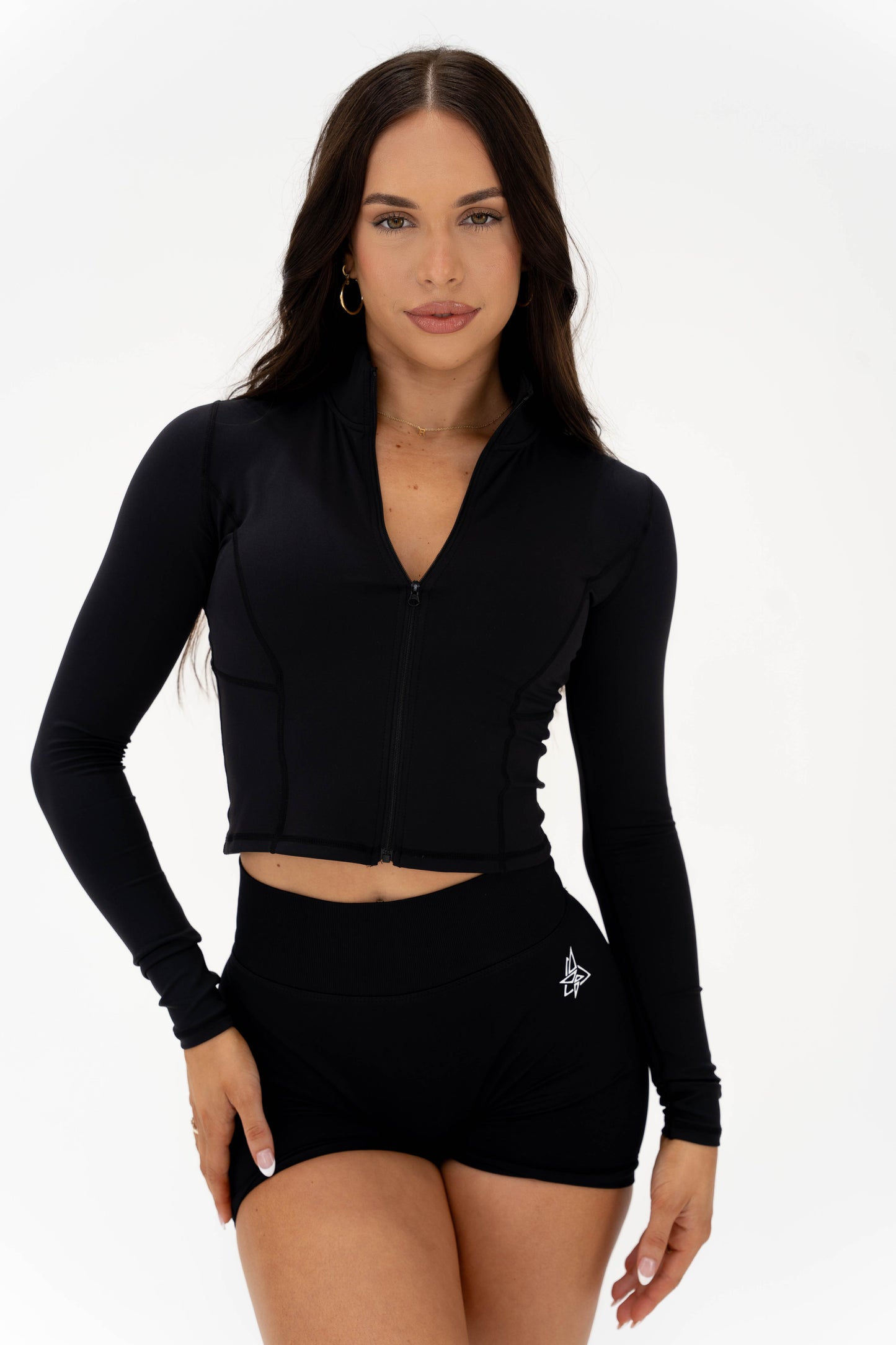Athletic Zippy Jacket - Black