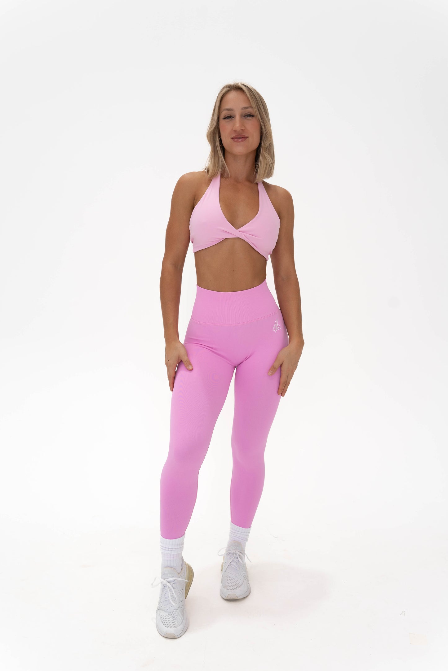 Endless Pump Full Length Tights - Cotton Candy