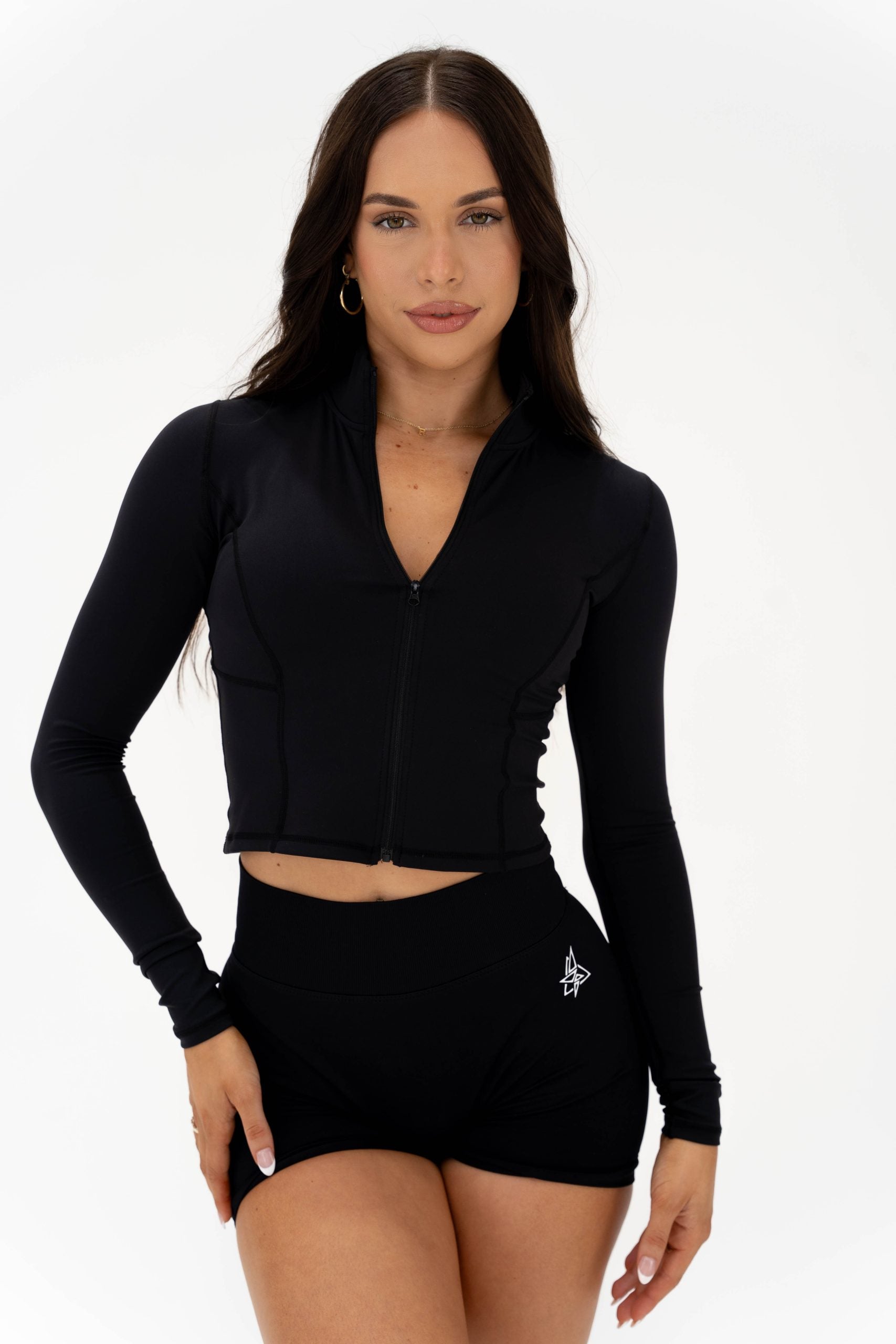 Athletic Zippy Jacket - Black - Best Body