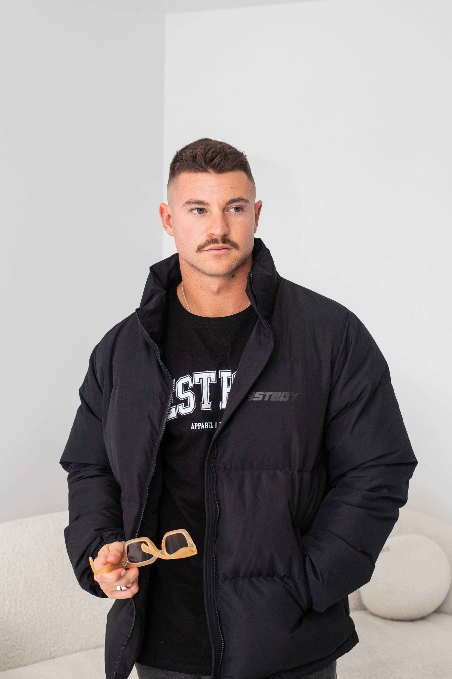 Puffer Jacket - Black