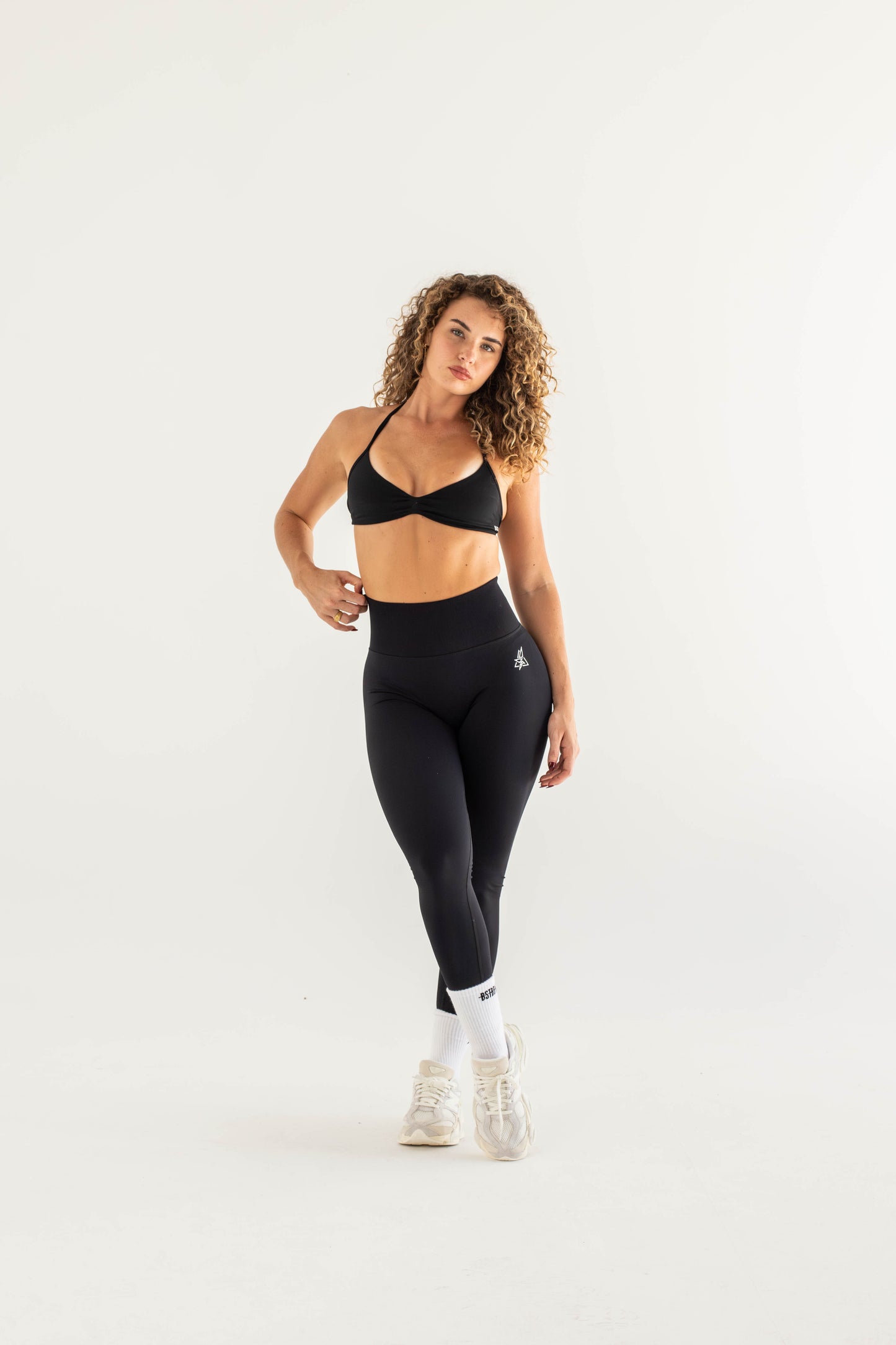 High Waisted Signature Tights - Black