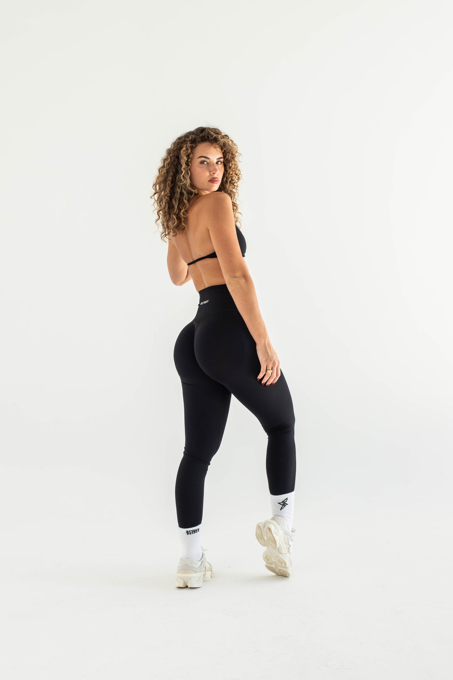 High Waisted Signature Tights - Black