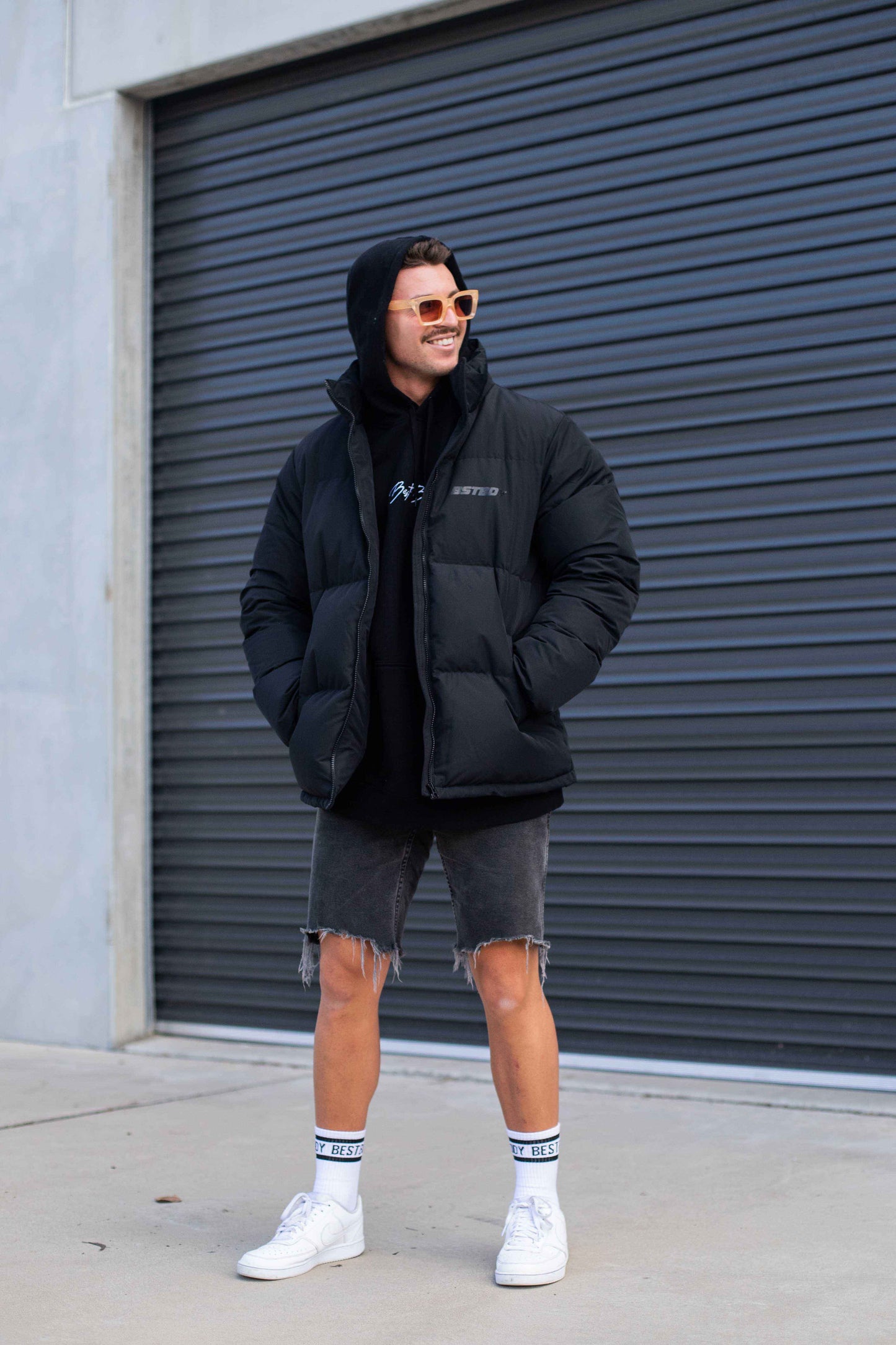 Puffer Jacket - Black