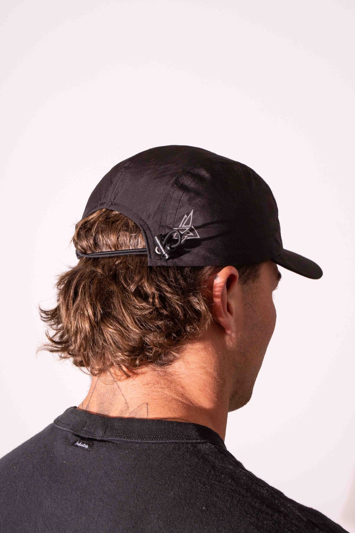 Nylon Run Cap - Black
