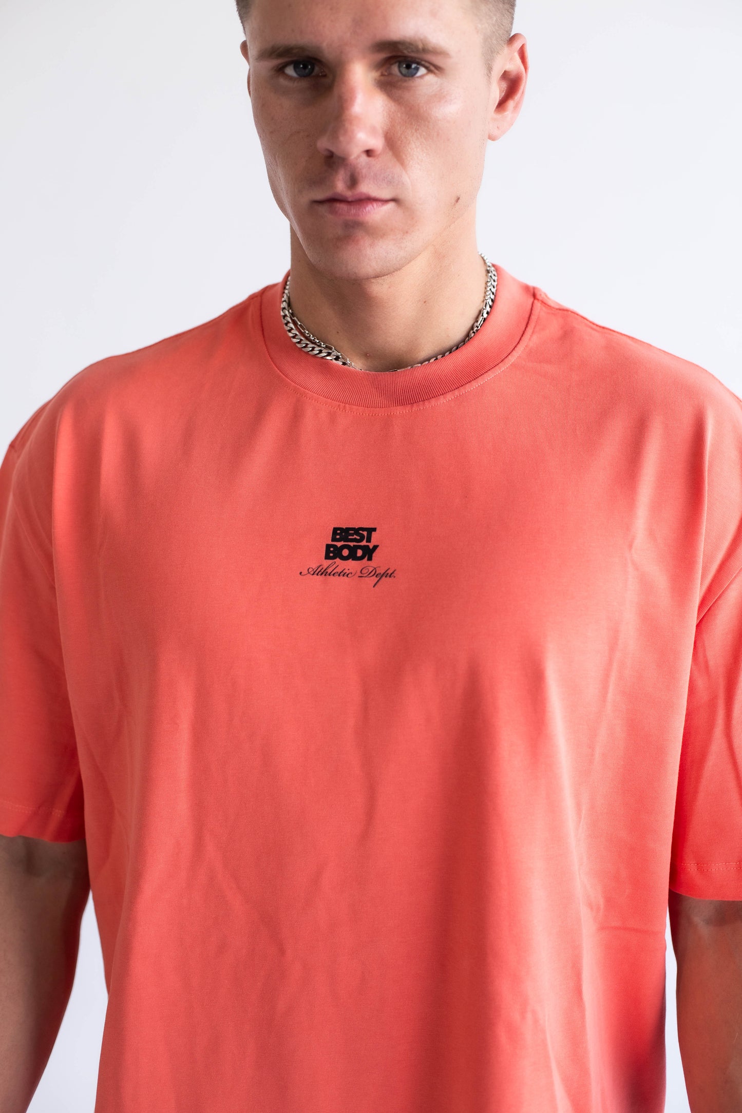 Athletic Dept Premium Heavy Tee - Salmon