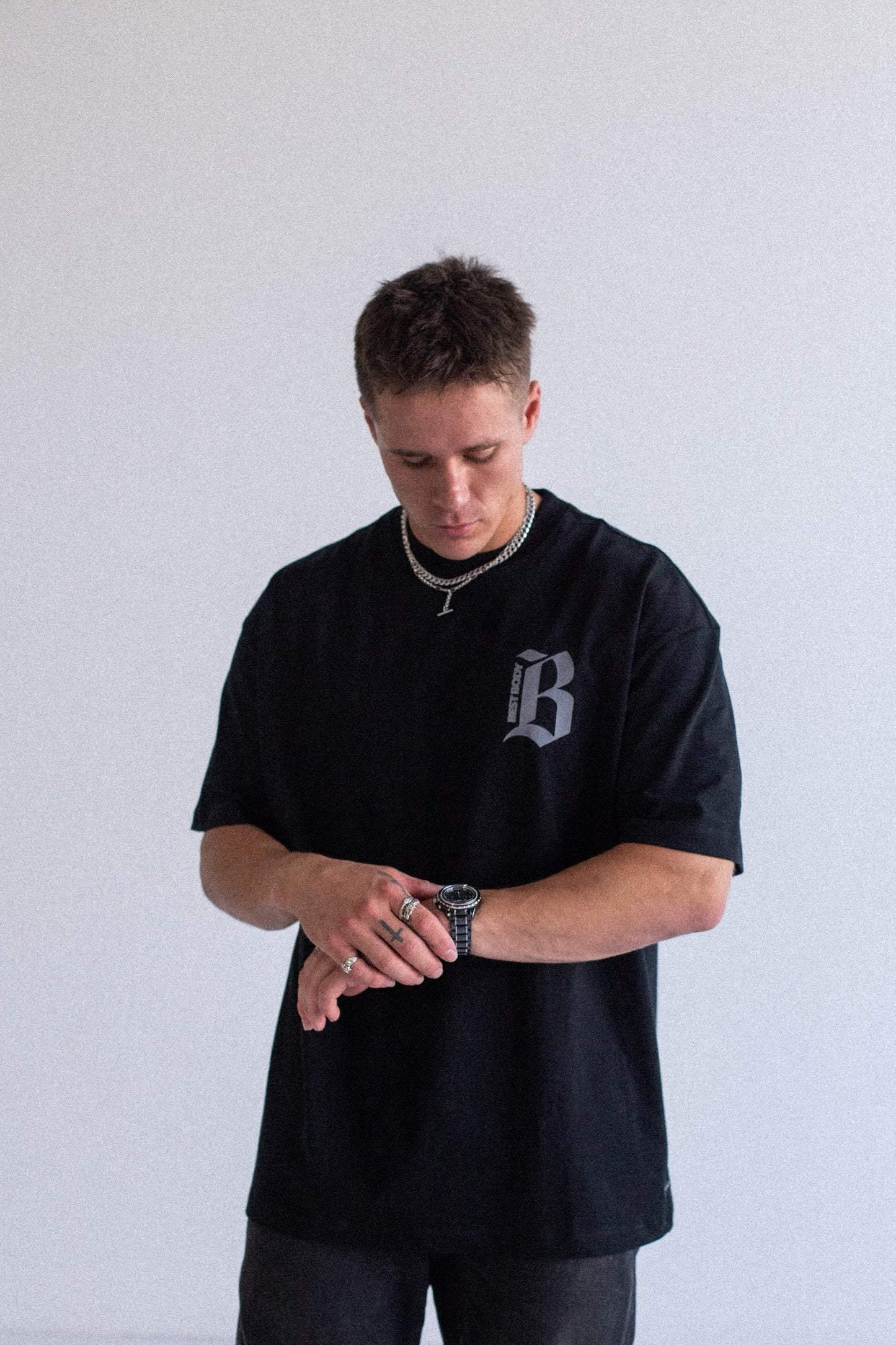 Athletic Dept Premium Heavy Tee - Black