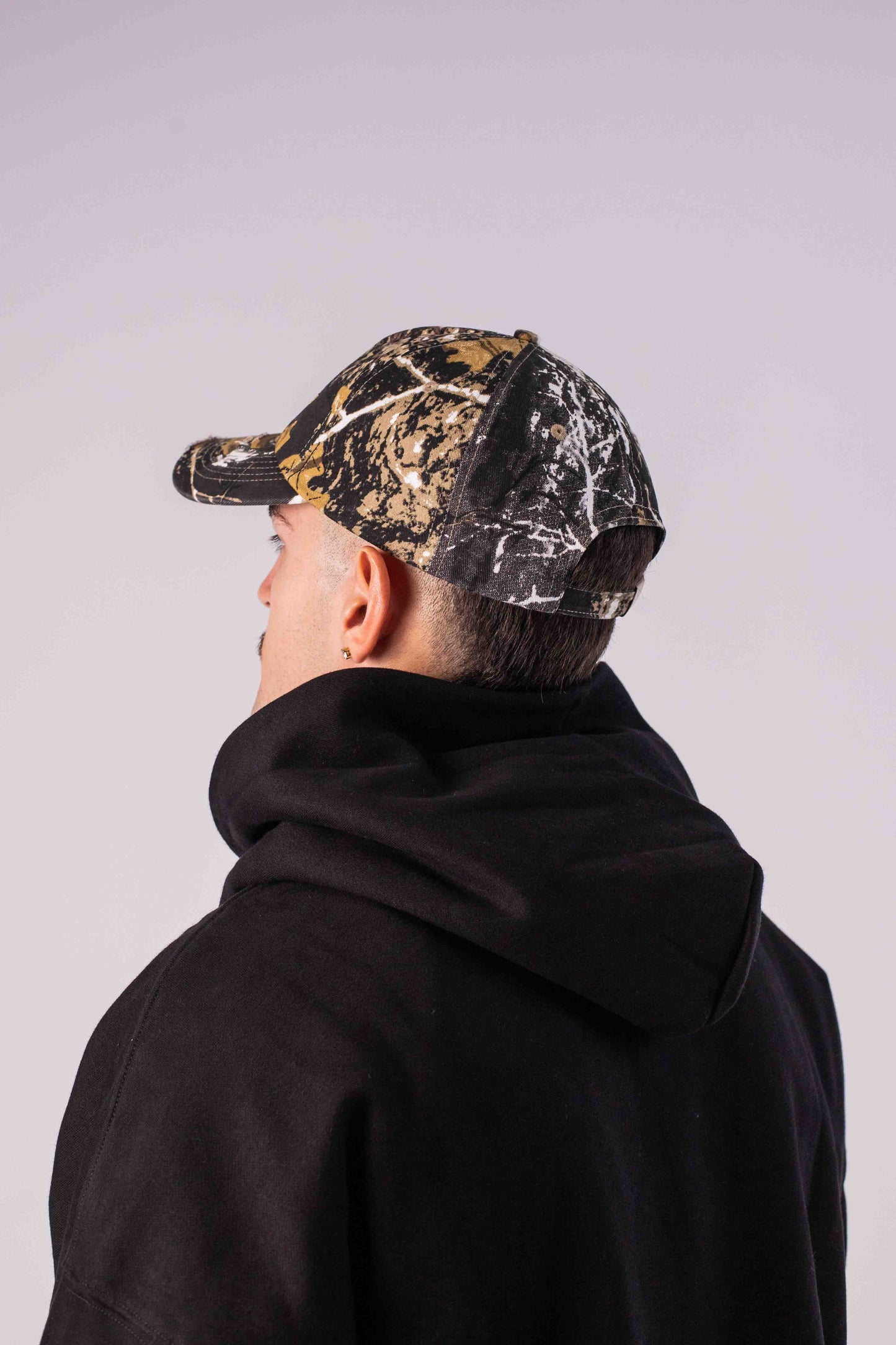 Baseball Cap - Distressed - Bush Camo