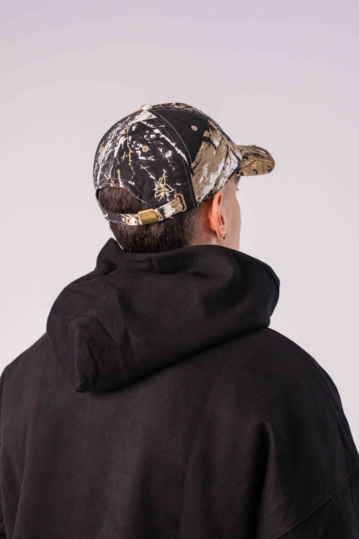 Baseball Cap - Distressed - Bush Camo