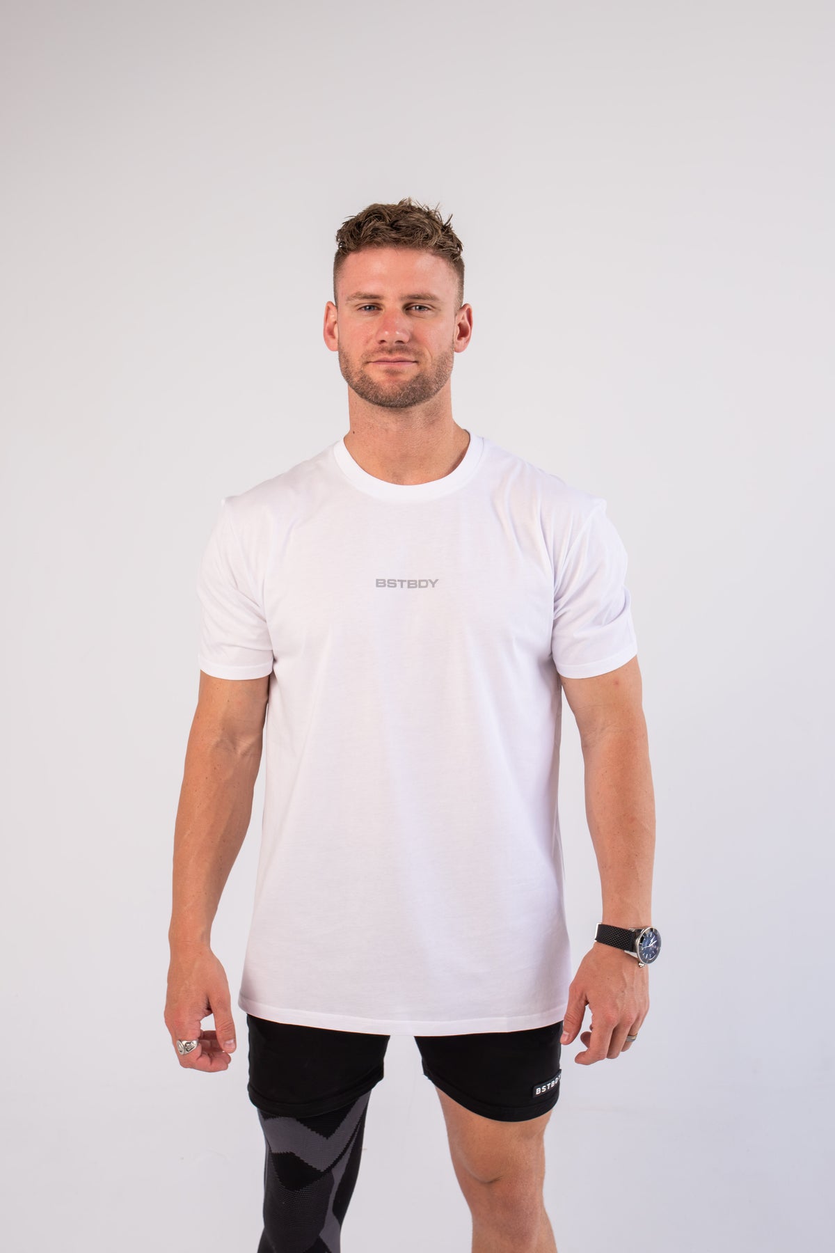 Signature Tee - Staple White