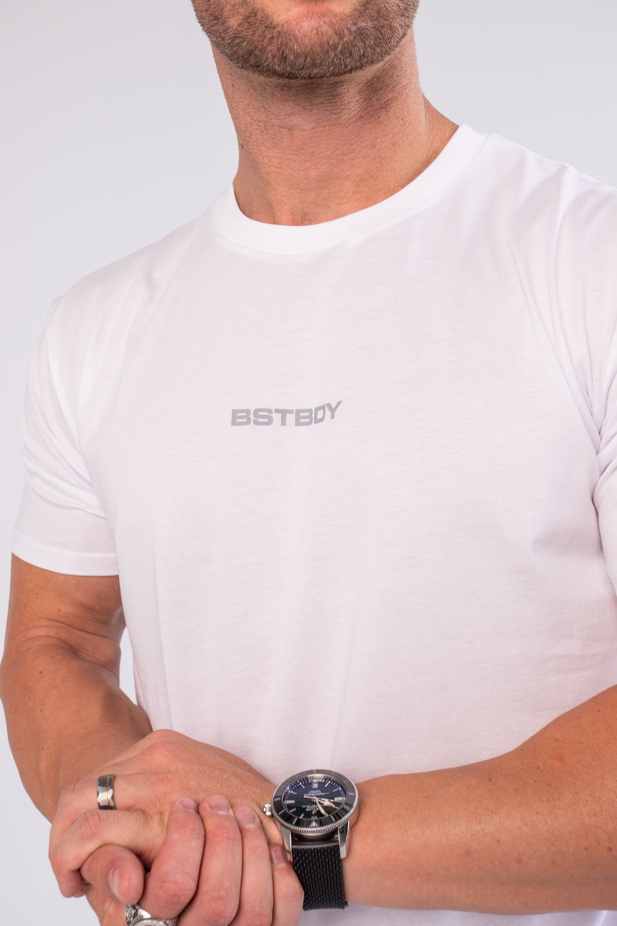Signature Tee - Staple White