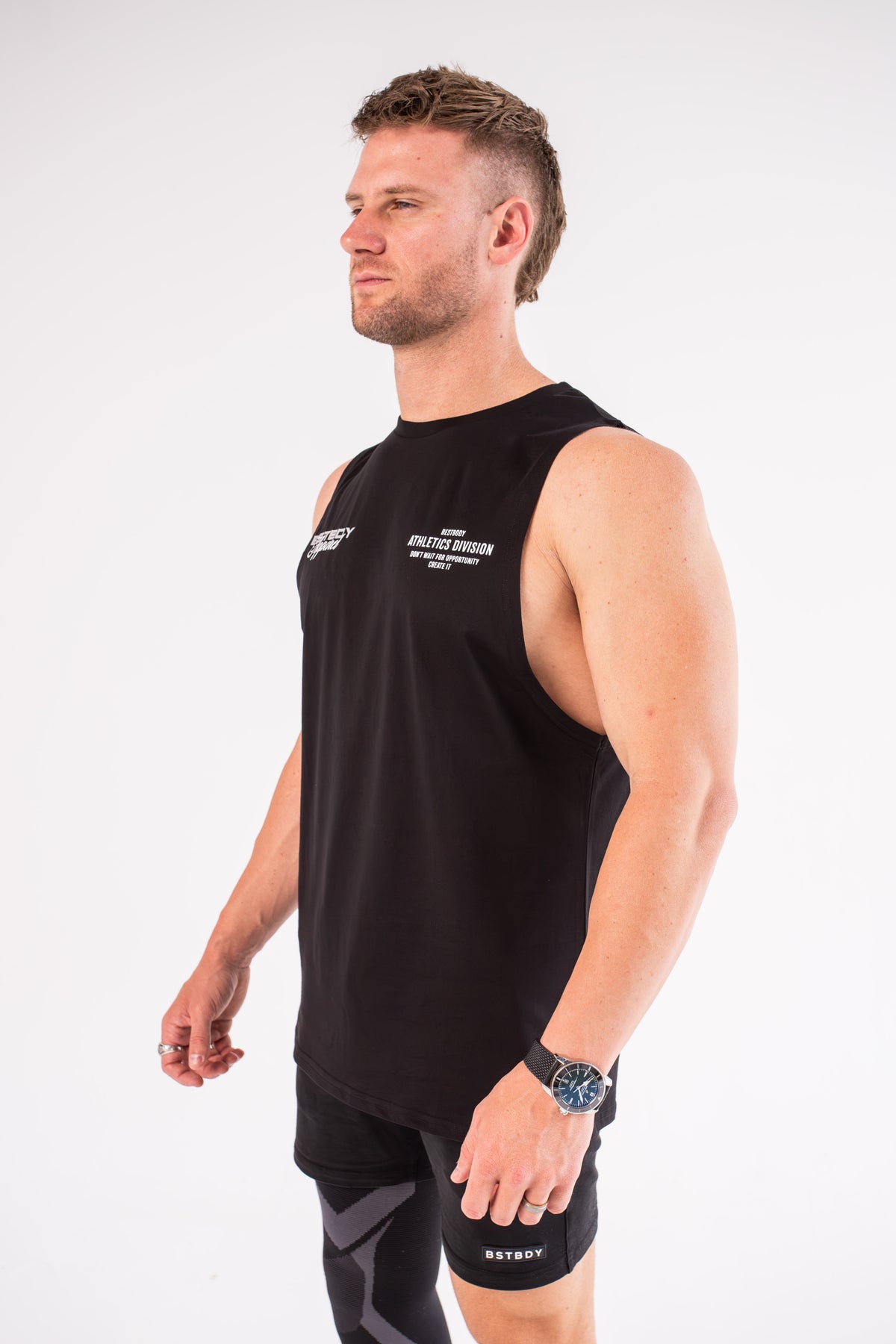 Signature Tank - Athletic Division Black