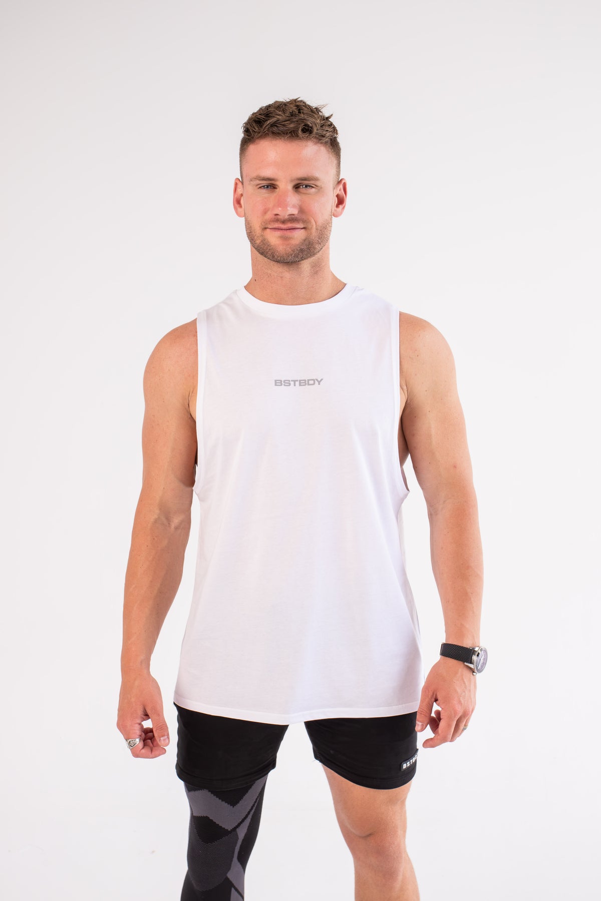 Signature Tank - Staple White