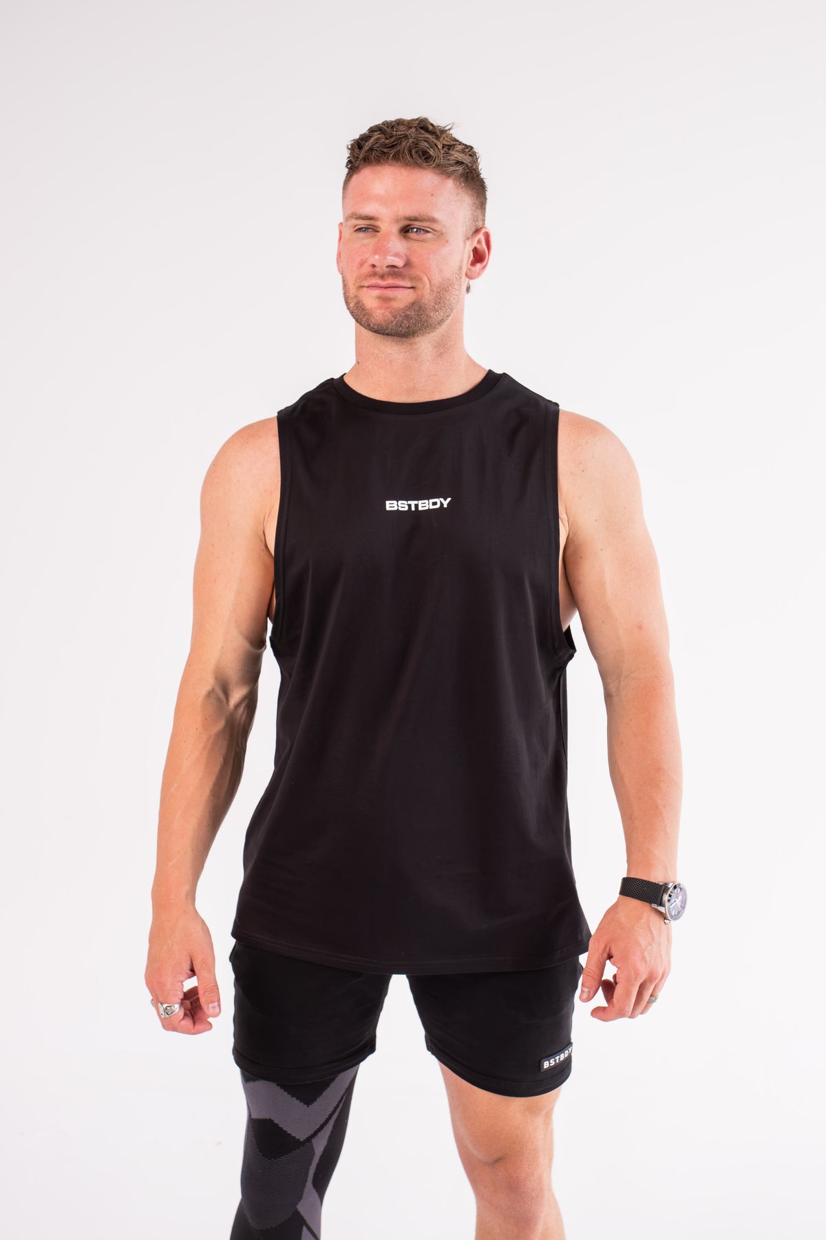 Signature Tank - Staple Black