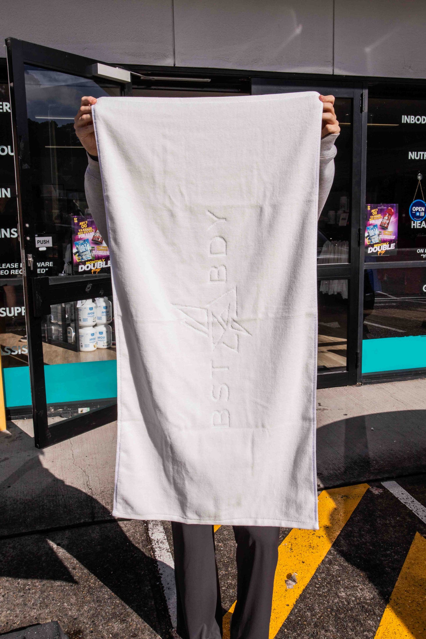 Premium Gym Towel - White